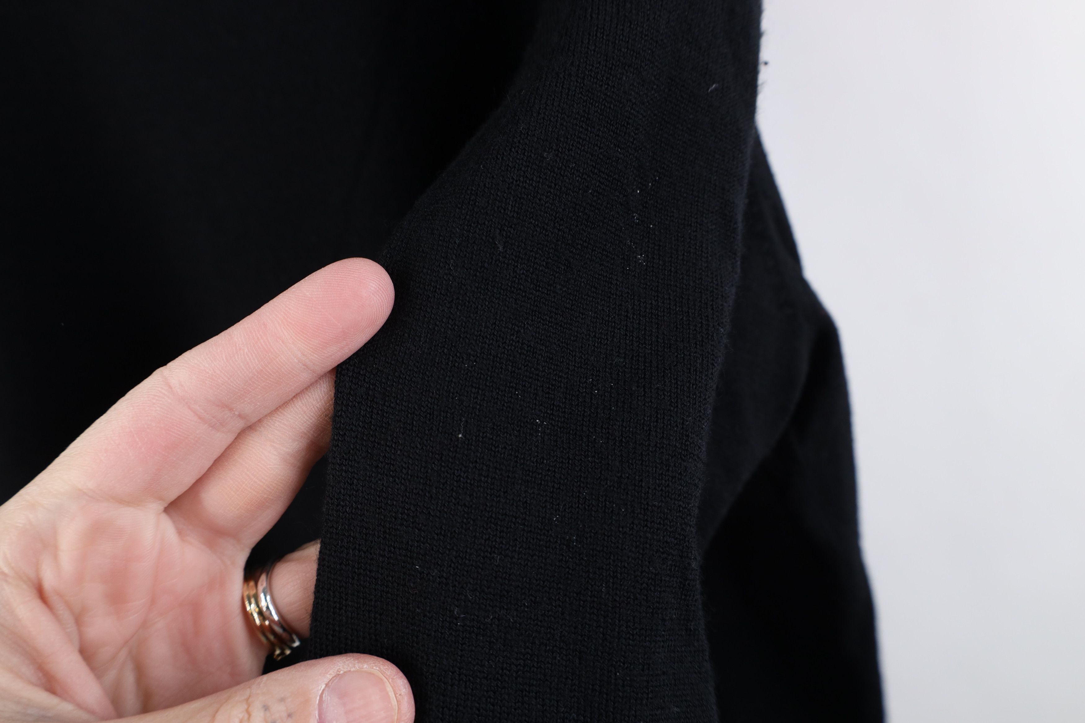 Vintage Vintage Streetwear Wool Cashmere Knit Mock Neck Sweater Size US XL / EU 56 / 4 - 4 Thumbnail