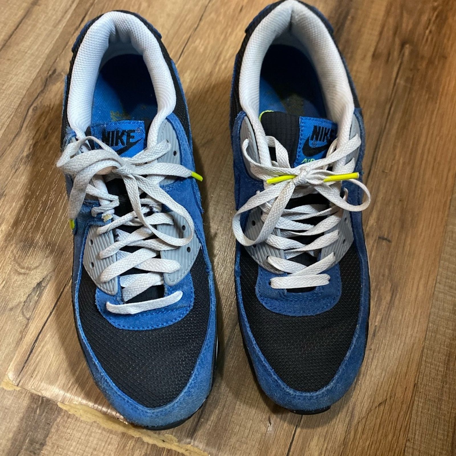 Nike Nike Air Max 90 Atlantic Blue Volt Size US 9.5 / EU 42-43 - 4 Thumbnail