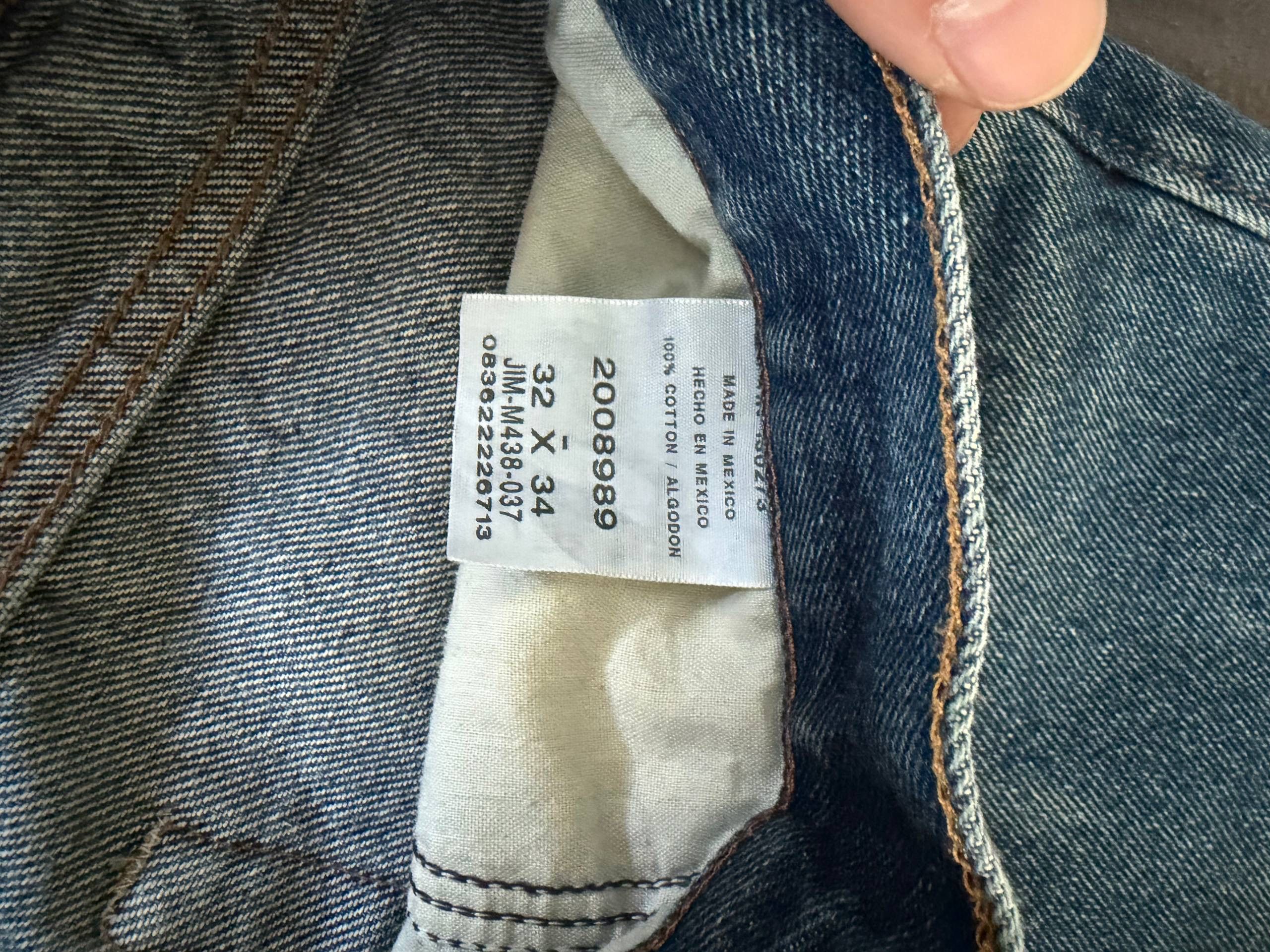 Lee Vintage 90s Lee Washed Blue Denim Baggy Pants Y2K Rare Size US 32 / EU 48 - 3 Thumbnail