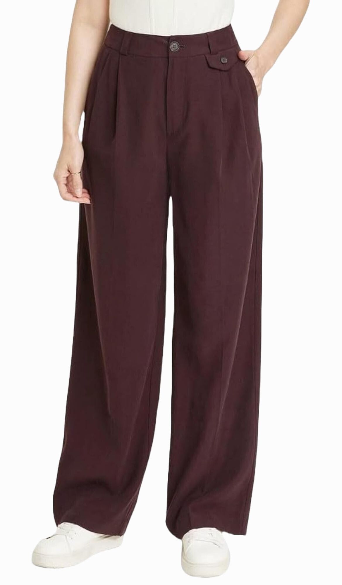 Other A New Day - Women's High-Rise Relaxed Fit Full Length Baggy Size 26" / US 2 / IT 38 - 1 Thumbnail