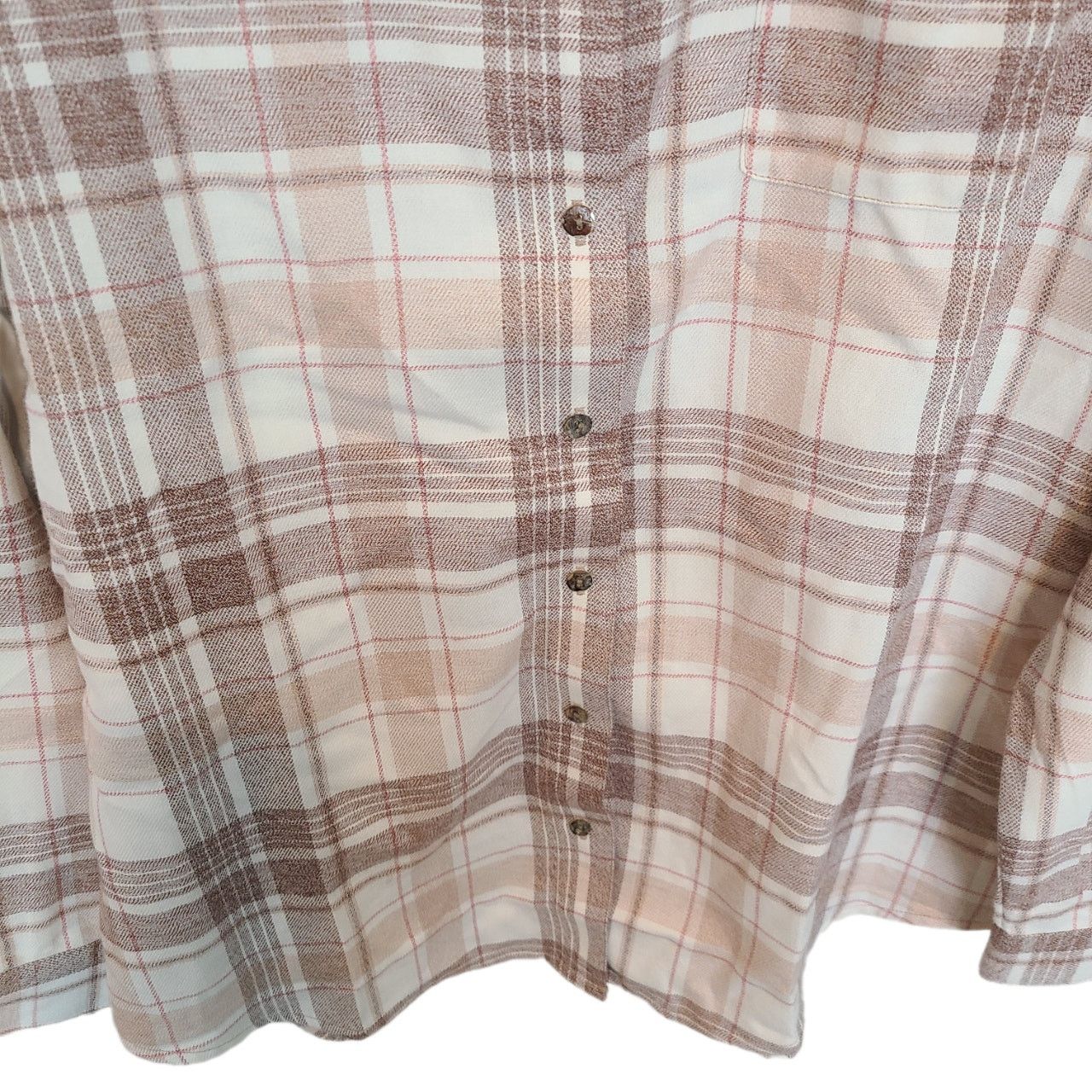 Kuhl Kuhl Women Kamila Flannel Shirt Plaid Gorpcore L Lightweight Size L / US 10 / IT 46 - 3 Thumbnail