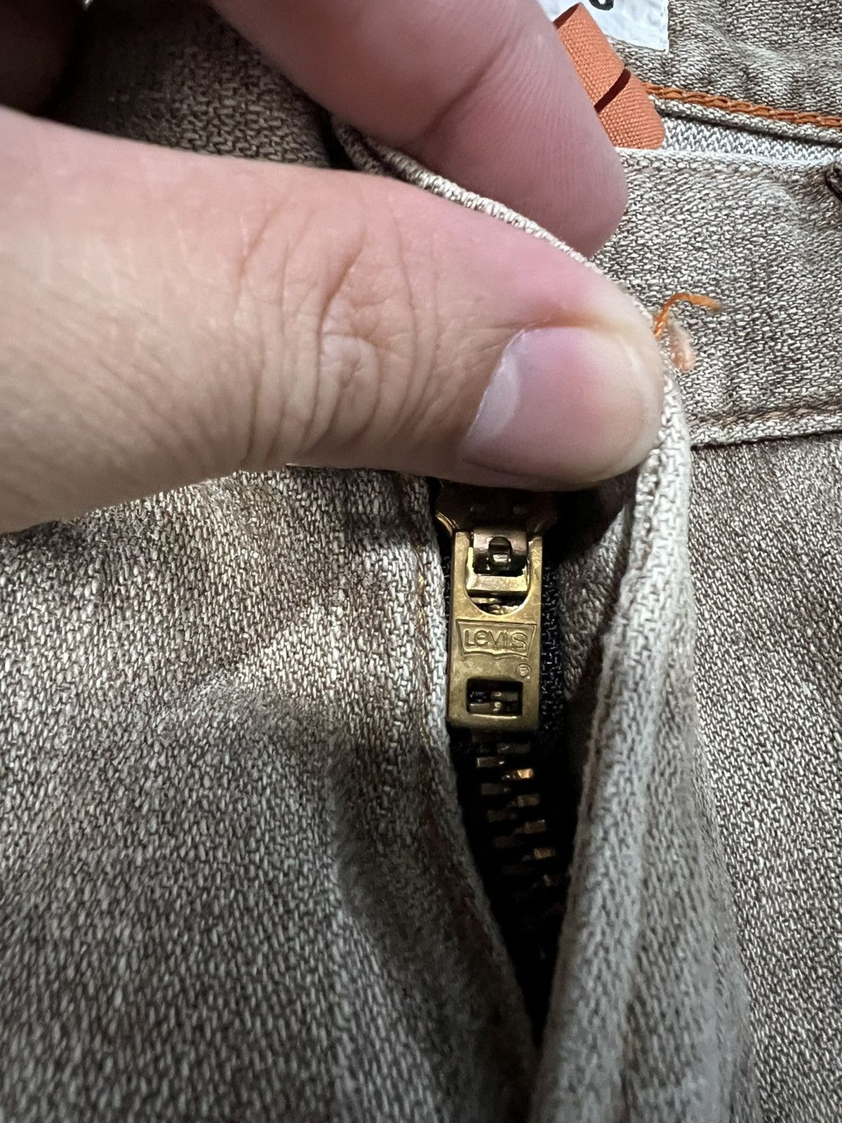 Levi's 💥BAGGY💥VINTAGE LEVIS 502 BROWN JEANS VERY RARE Size US 33 - 11 Thumbnail