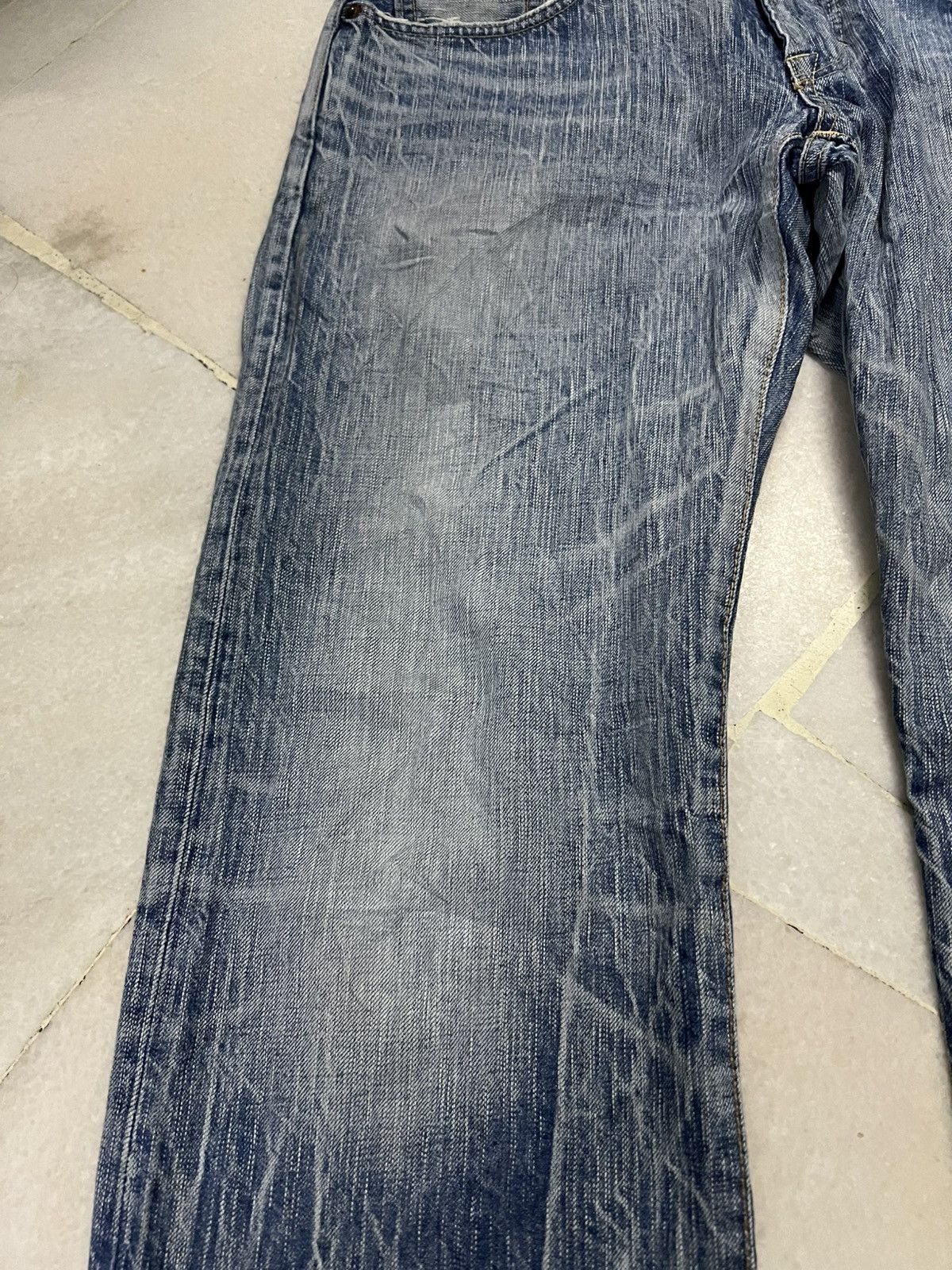 Japanese Brand 💥Rare💥Edwin 503 Honeycomb Faded Jean Very Rare Size US 34 / EU 50 - 7 Thumbnail