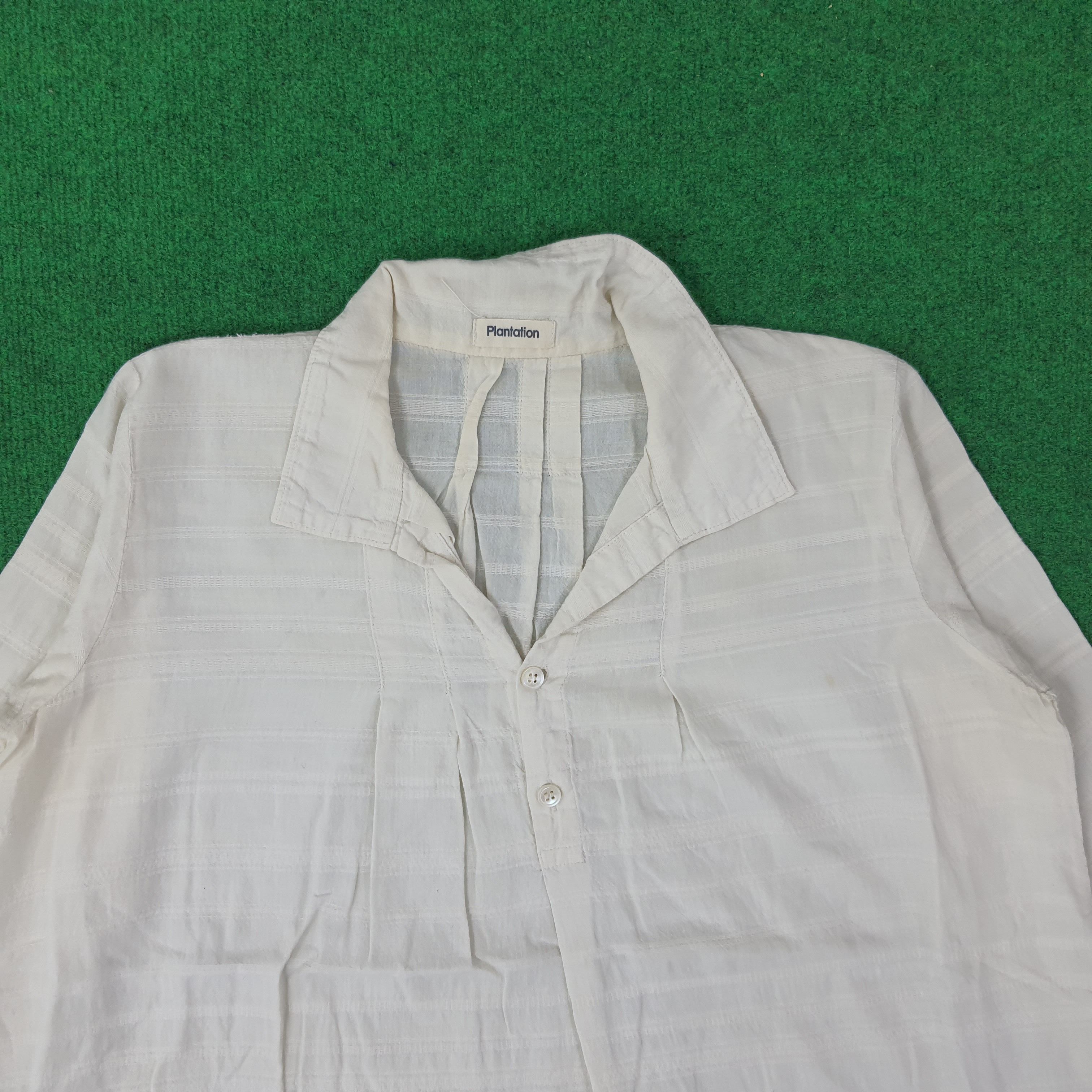 Issey Miyake Vintage Plantation by Issey Miyake Button Polo Shirt C249N30 Size L / US 10 / IT 46 - 2 Thumbnail