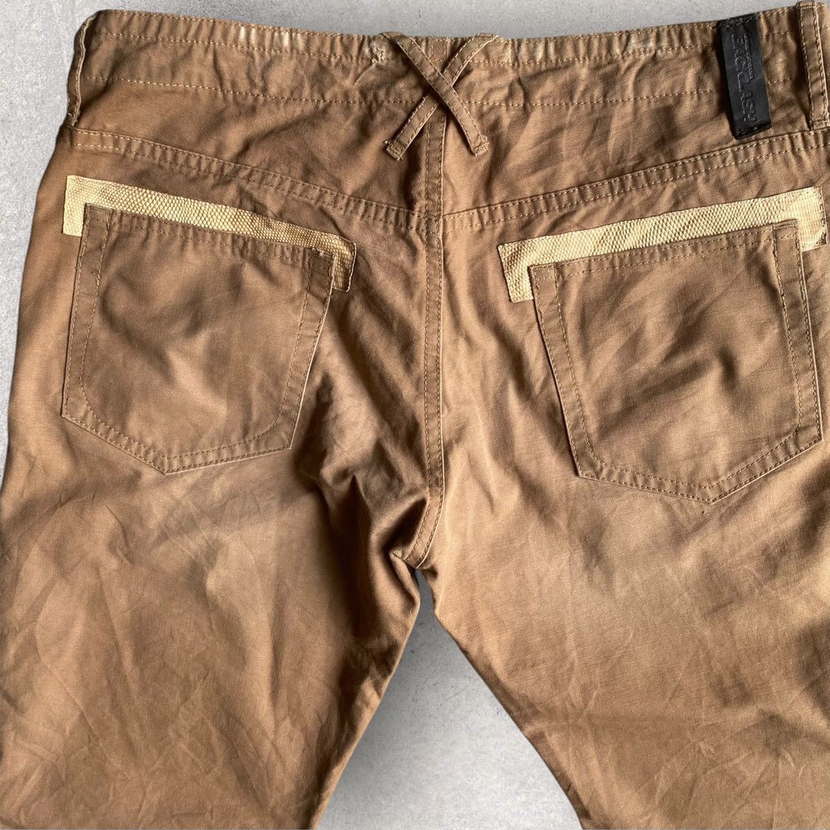 Isamu Katayama Backlash Lizard Patch Bootcut Pants Size US 34 / EU 50 - 1 Thumbnail
