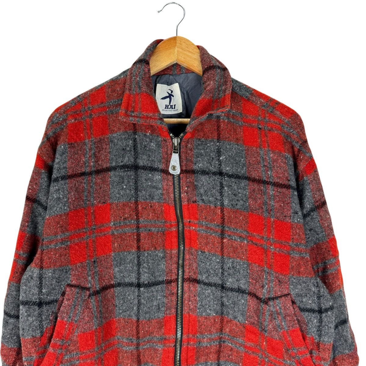 Hai Sporting Gear ☀️HAI SPORTING GEAR IS RED TARTAN JACKET Size M / US 6-8 / IT 42-44 - 3 Thumbnail