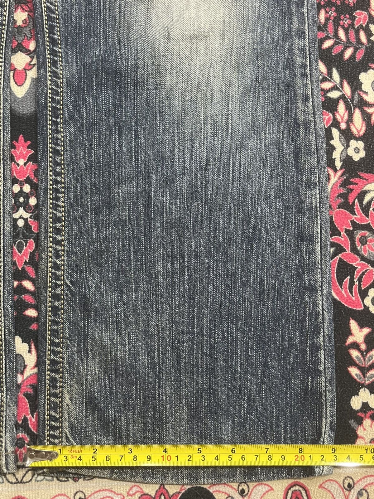 Edwin ⚡️Distressed⚡️Vintage Edwin XVS Blue Faded Washed Loose Jeans Size US 30 / EU 46 - 16 Thumbnail