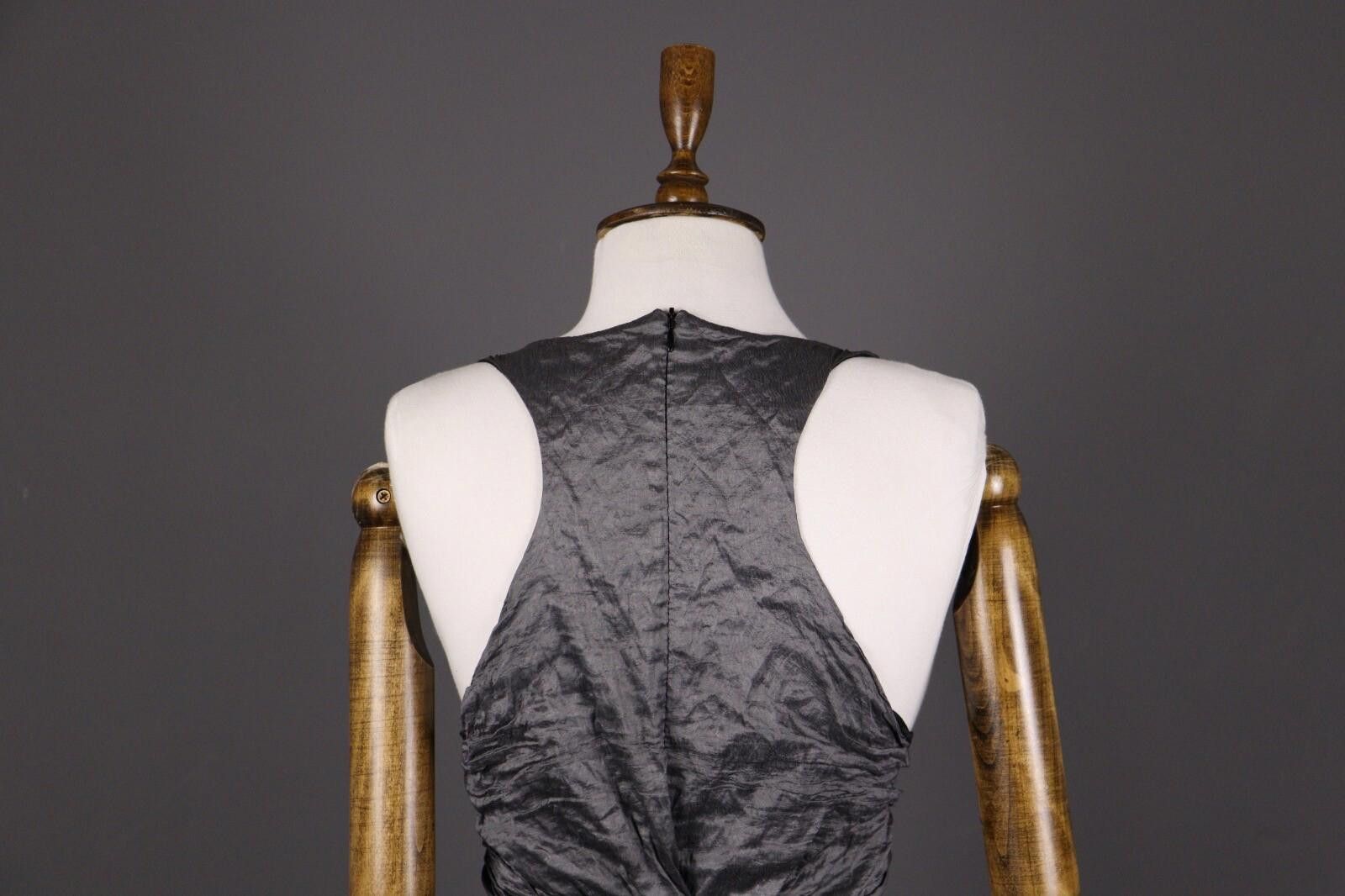 Designer Sarah Pacini Stunning Gray Bubble Dress Dress Size 4 L / XL Size S / US 4 / IT 40 - 6 Thumbnail