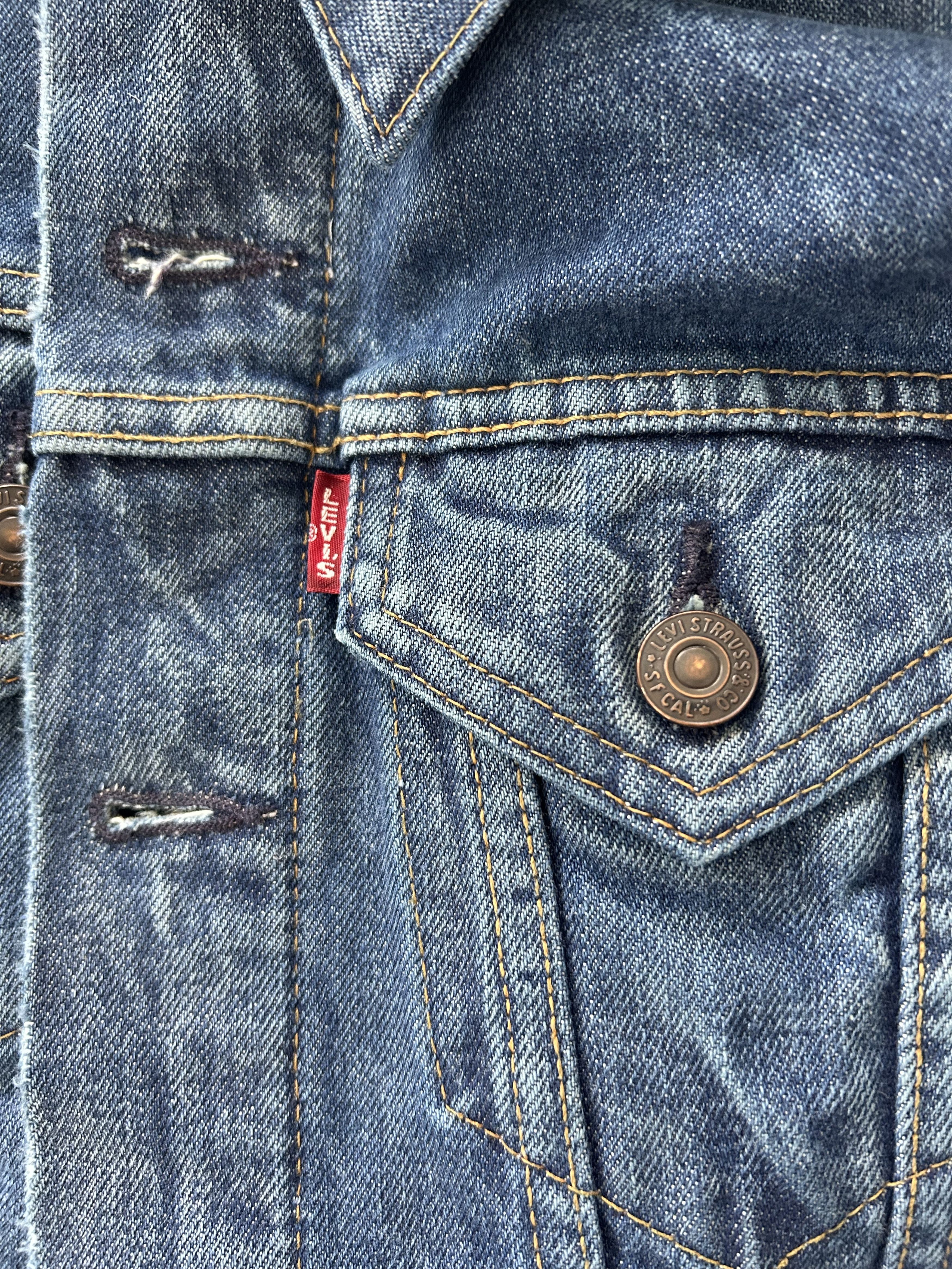 Levi's LVC 559 Blanket Lined Denim Jacket | Big E Size US S / EU 44-46 / 1 - 1 Thumbnail