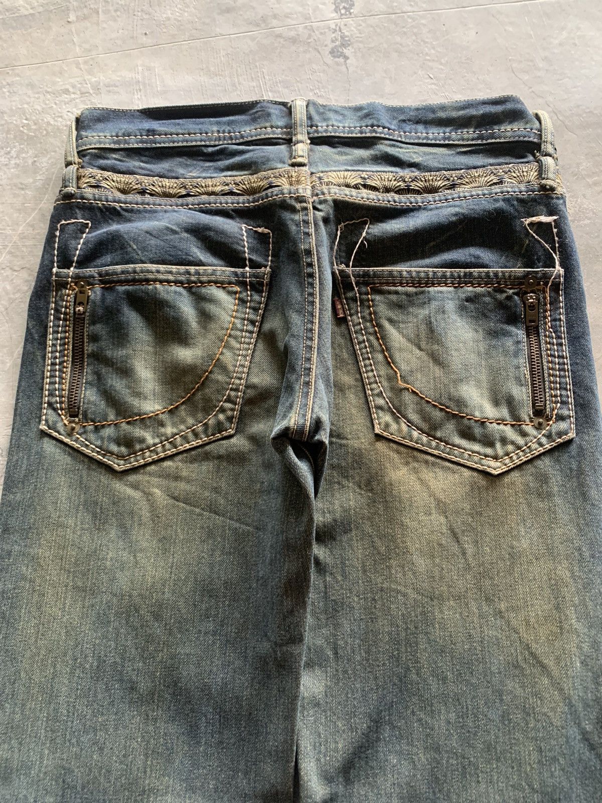 Japanese Brand crazy rusty sukajan japanese denim karakuri tamashii style Size US 32 / EU 48 - 16 Thumbnail