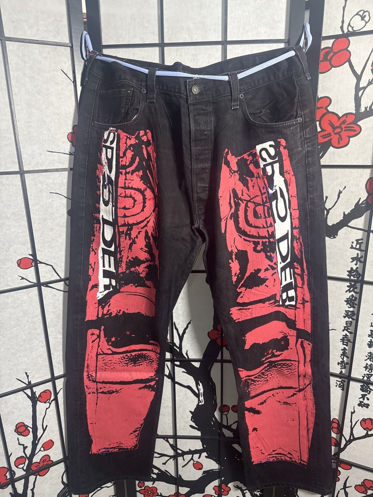 Levi's EXTREMELY RARE Vintage ‘21 Sp5der x Levi Motocross Denim Size US 40 / EU 56 - 1 Thumbnail