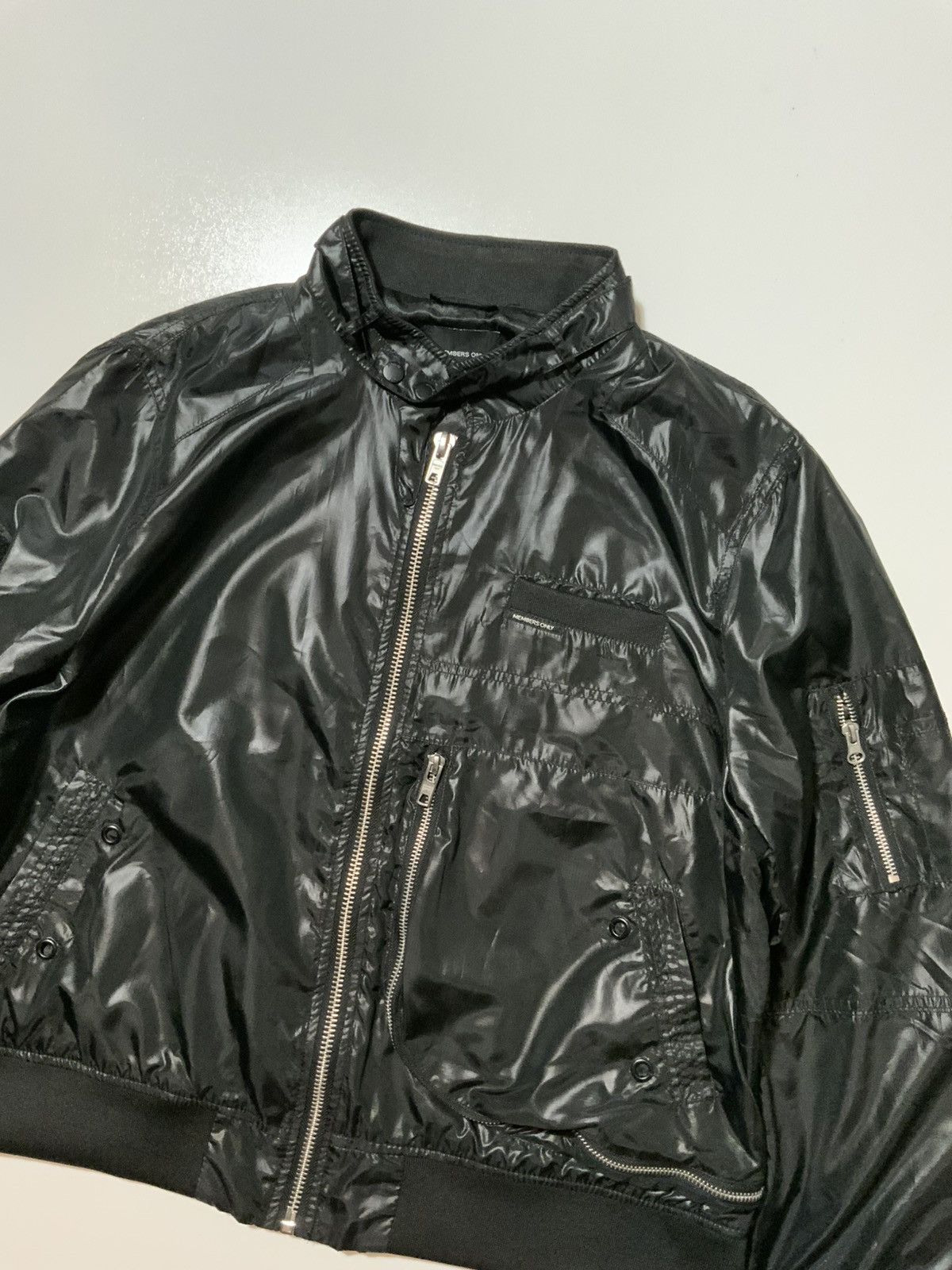 Members Only Members Only Iconic Racer Boxy Zip Windbreaker Bomber Jacket Size US XL / EU 56 / 4 - 3 Thumbnail