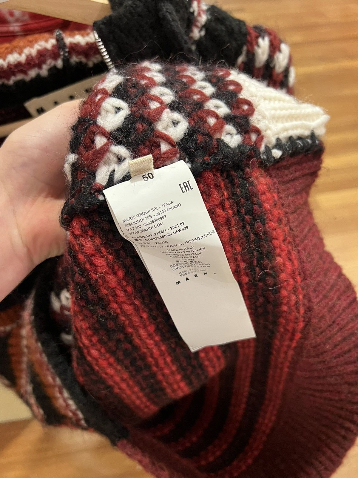 Marni [50]Marni knitted hooded sweater Size US L / EU 52-54 / 3 - 3 Thumbnail