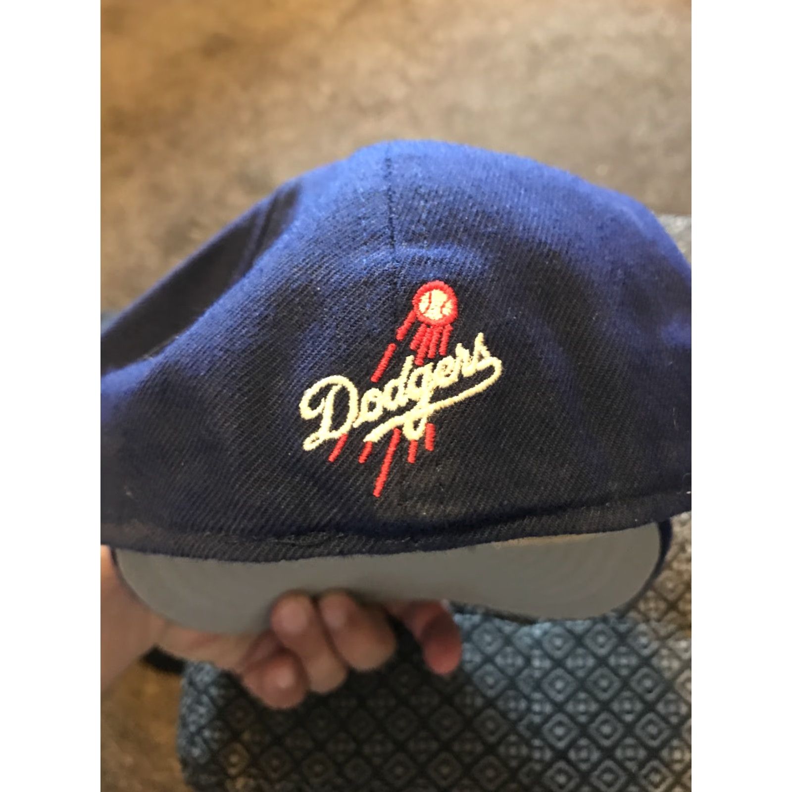 New Era VINTAGE New Era Dodgers Pro Model On Field Cap 7 1/8 Wool Fitted Baseball Hat Dodgers Mens Boys Girls Size ONE SIZE - 2 Thumbnail