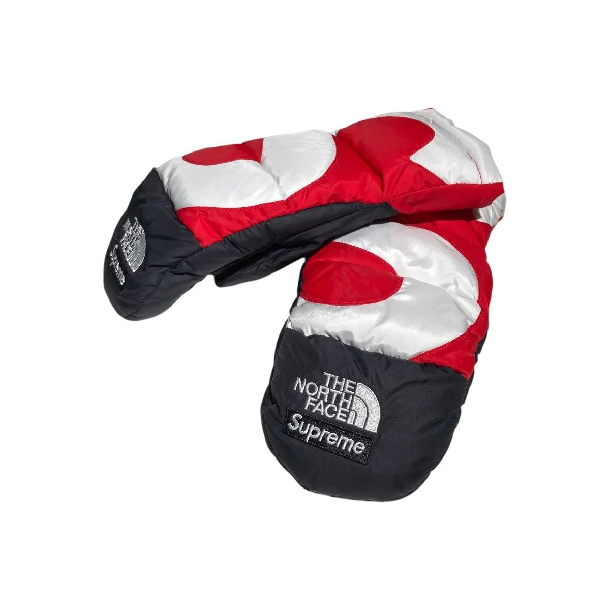 Supreme × The North Face FW14 TNF Red Bandana Gloves | Grailed