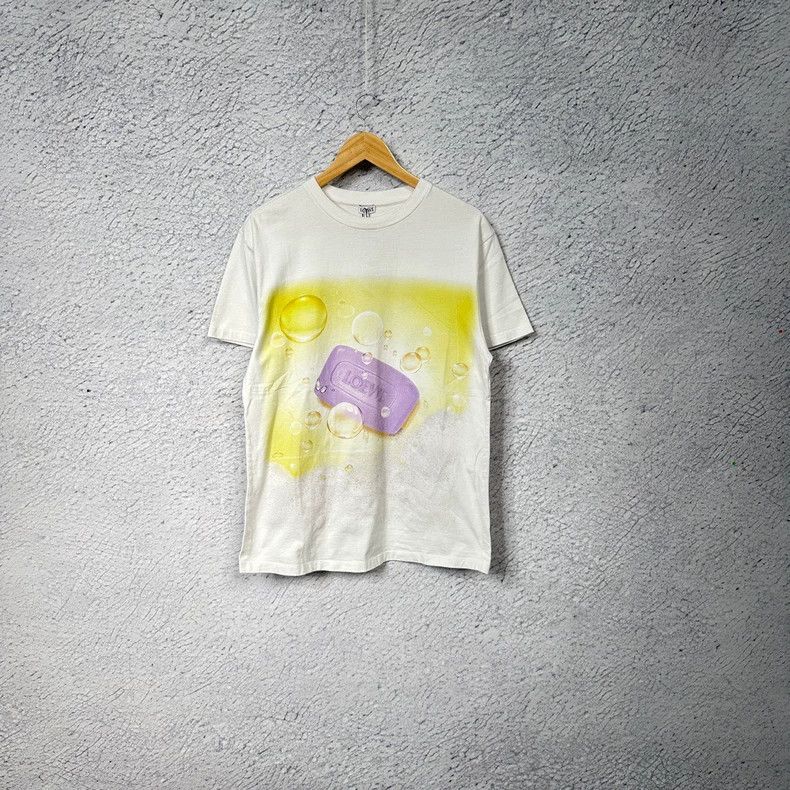 Loewe LOEWE Letter pattern printed T-shirt with round neck and s Size S / US 4 / IT 40 - 1 Thumbnail