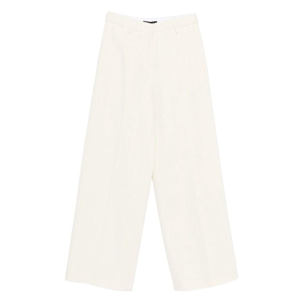 Fabiana Filippi Fabiana Filippi NEUTRALS Trousers - Palazzo Pants Size 30" / US 8 / IT 44 - 1 Thumbnail