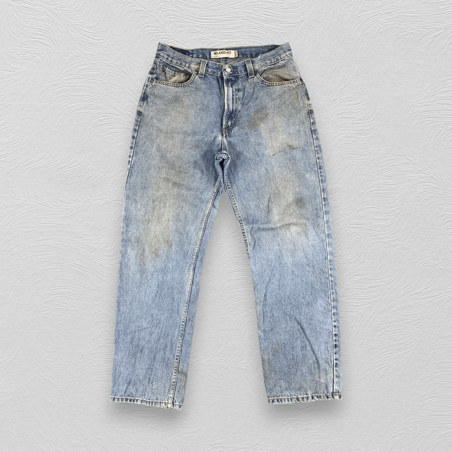 Levi's Vintage Levi's 550 Jeans Dirty Blue Wash Denim KJ239 Size US 34 / EU 50 - 1 Thumbnail