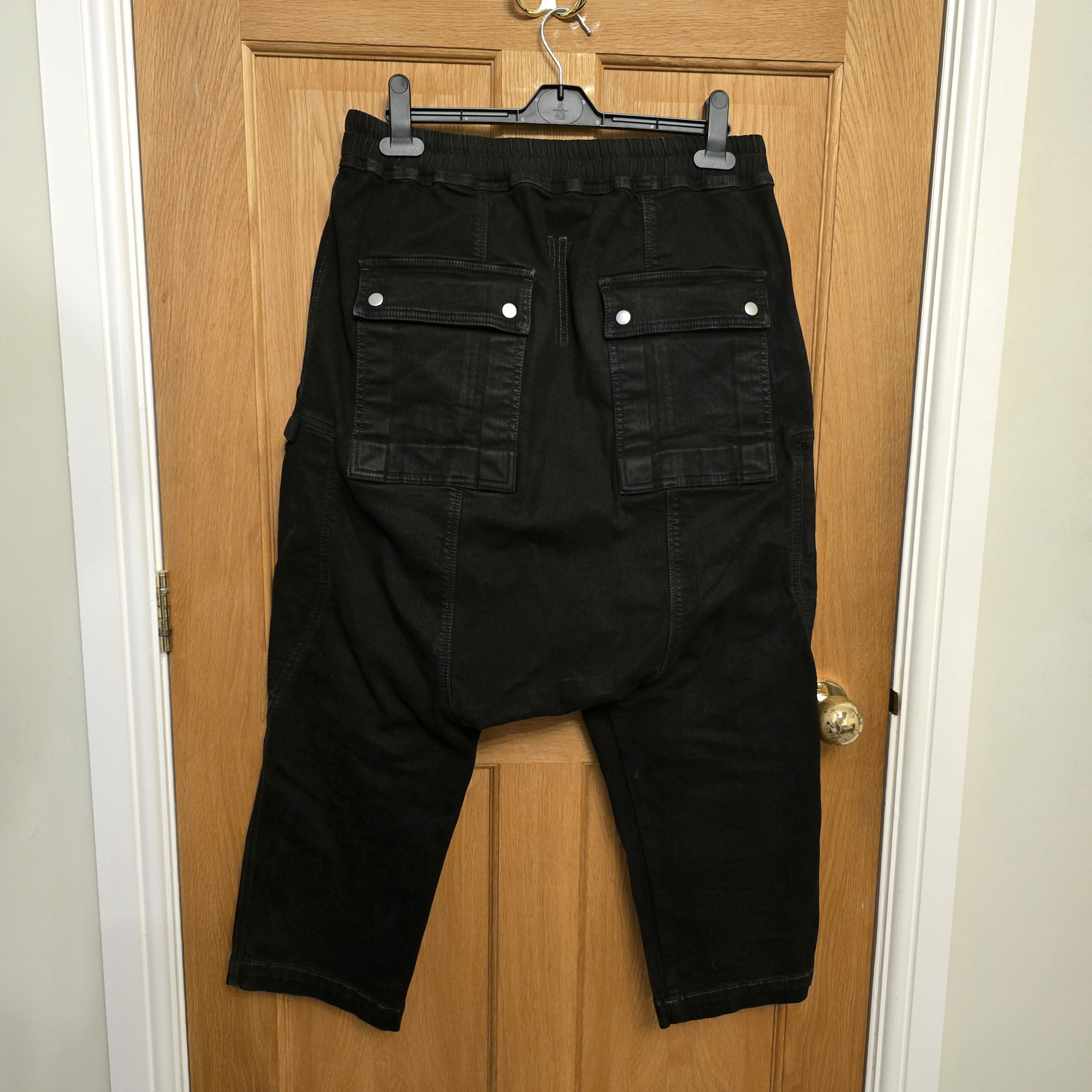 Rick Owens Drkshdw Rick Owens Men's Black Trousers Size US 32 / EU 48 - 2 Thumbnail