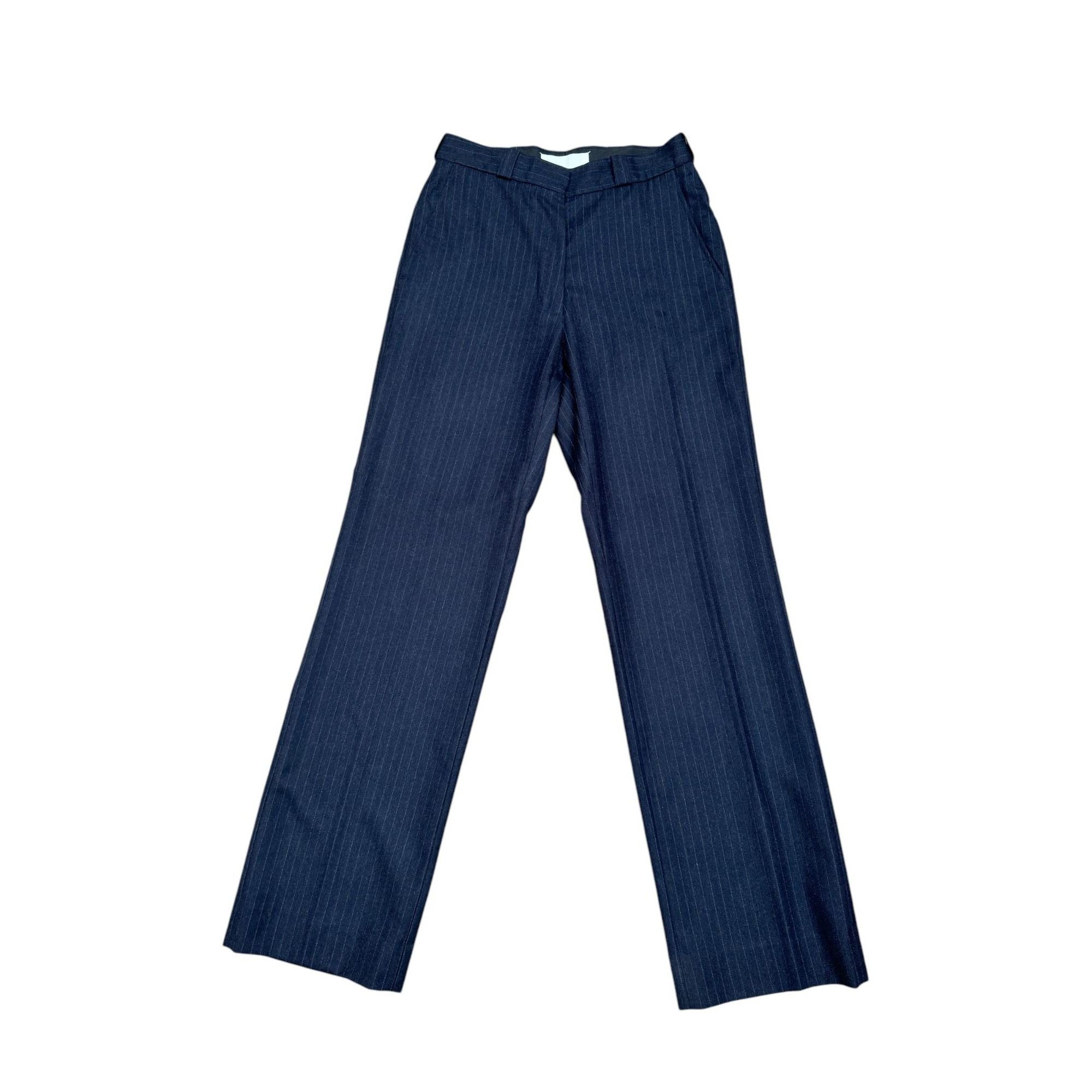 Maison Margiela FW 1999 Navy Striped Wool Pants Size 30" / US 8 / IT 44 - 1 Thumbnail