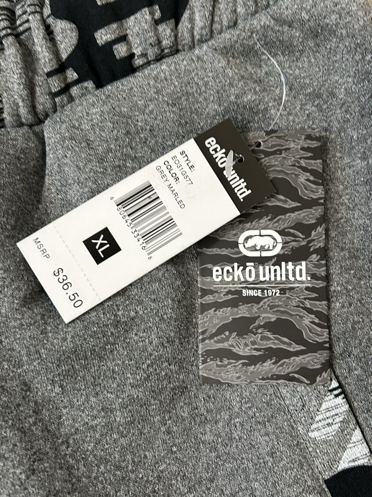 Ecko Unltd. Ecko Sweatpants Embroidered Vertical Logo Fleece Jogger Size US 36 / EU 52 - 3 Thumbnail