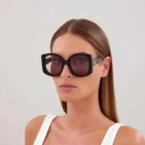 Gucci NEW GUCCI GG1257S-003 Havana Red Size ONE SIZE - 2 Thumbnail