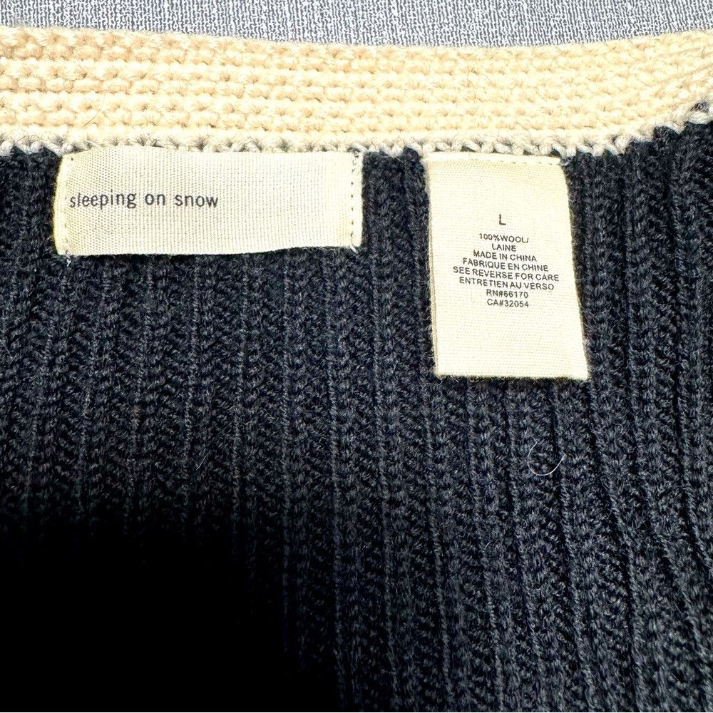 Anthropologie Anthropologie Sleeping On Snow Wool Knit Vip Cardigan Size Size L / US 10 / IT 46 - 6 Thumbnail