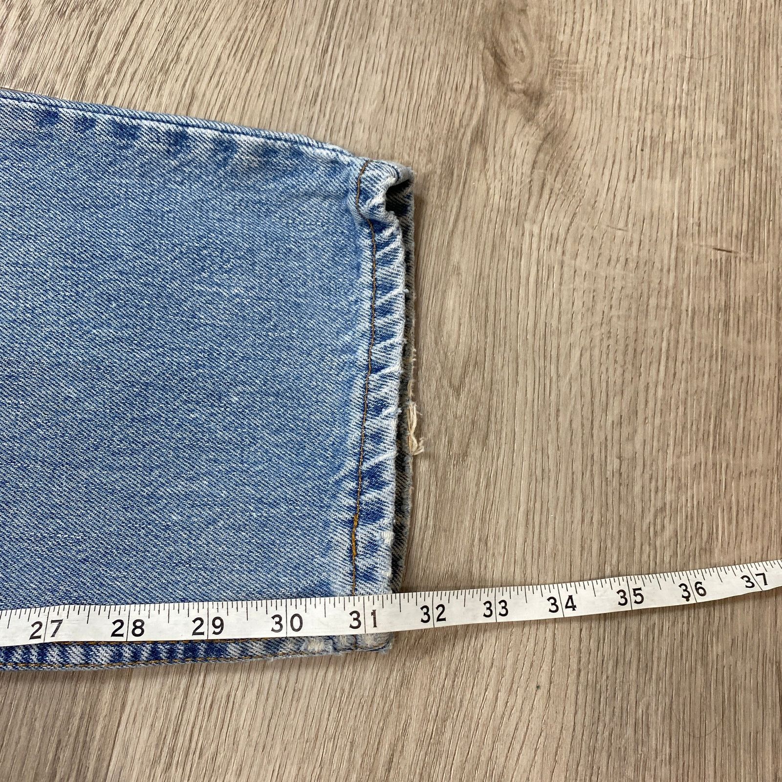 Levi's × Vintage VTG 90s Levi's 550 Relaxed Fit Jeans 32x32 Made in USA Size US 32 / EU 48 - 9 Thumbnail