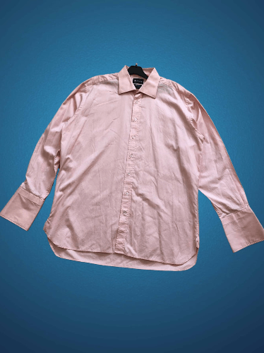 Aquascutum Vintage Aquascutum Pink Classic Fit Long Sleeve Button Shirt Size US XL / EU 56 / 4 - 1 Thumbnail