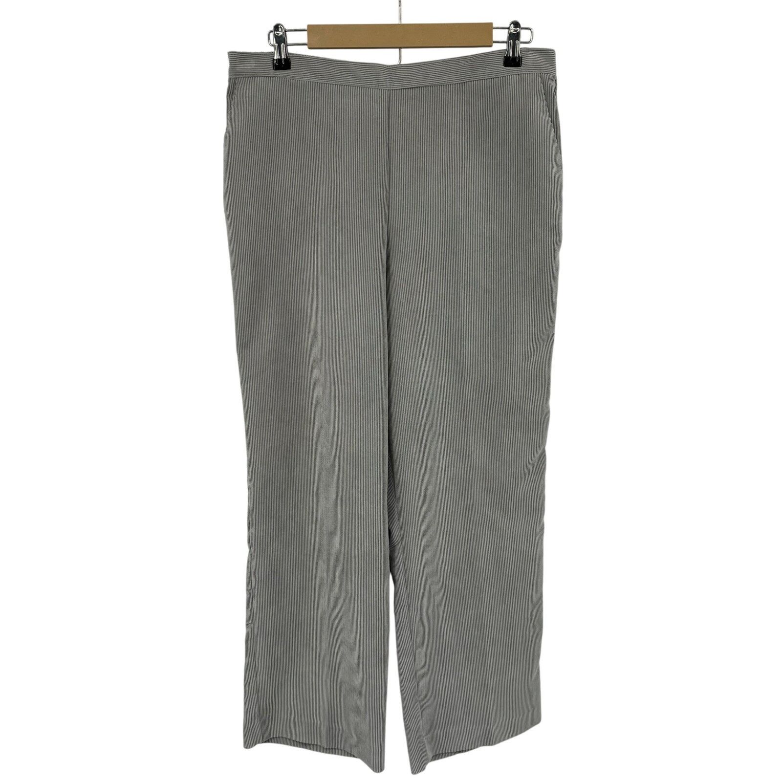 Other Alfred Dunner Corduroy Eskimo Kiss 14 Gray Pants Classic Fit Size 36" / US 14 / IT 50 - 1 Thumbnail