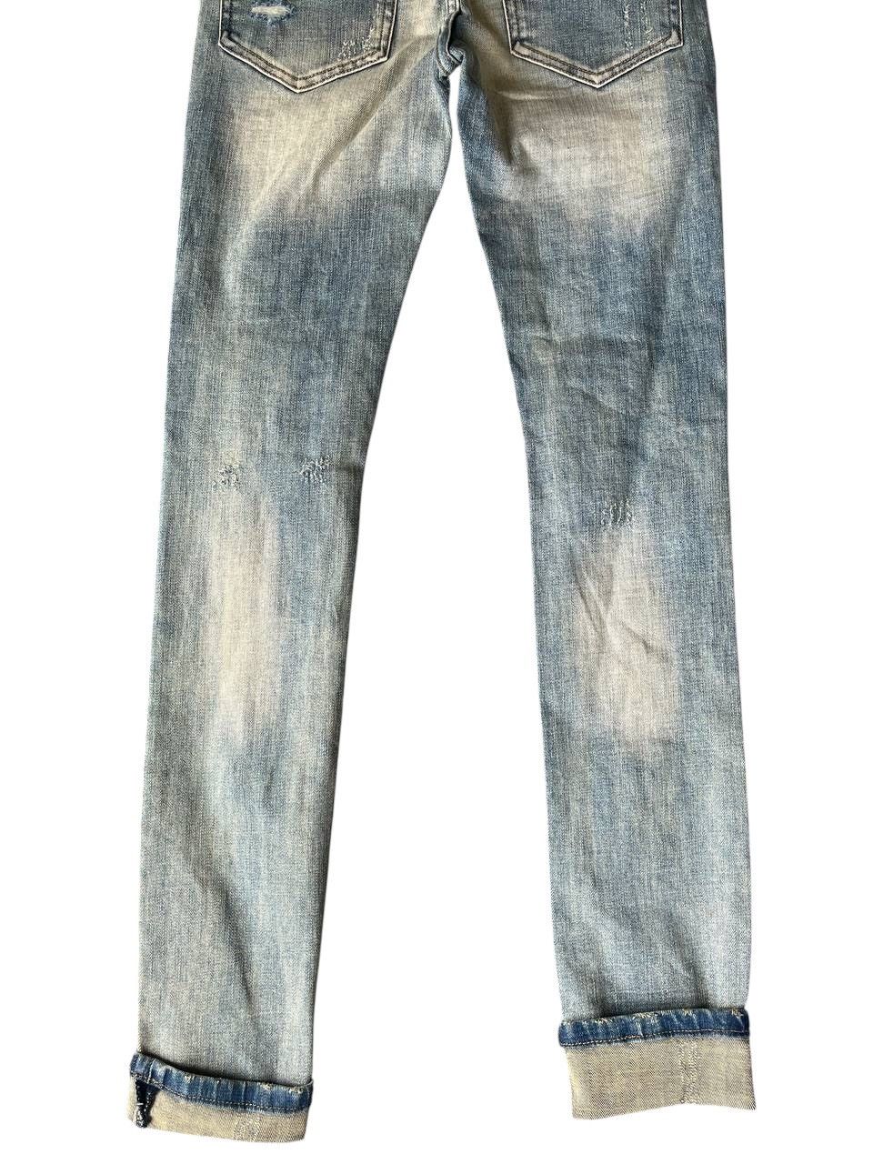 If Six Was Nine Japanese Brand MNML Distressed Skinny Jeans Size US 28 / EU 44 - 2 Thumbnail