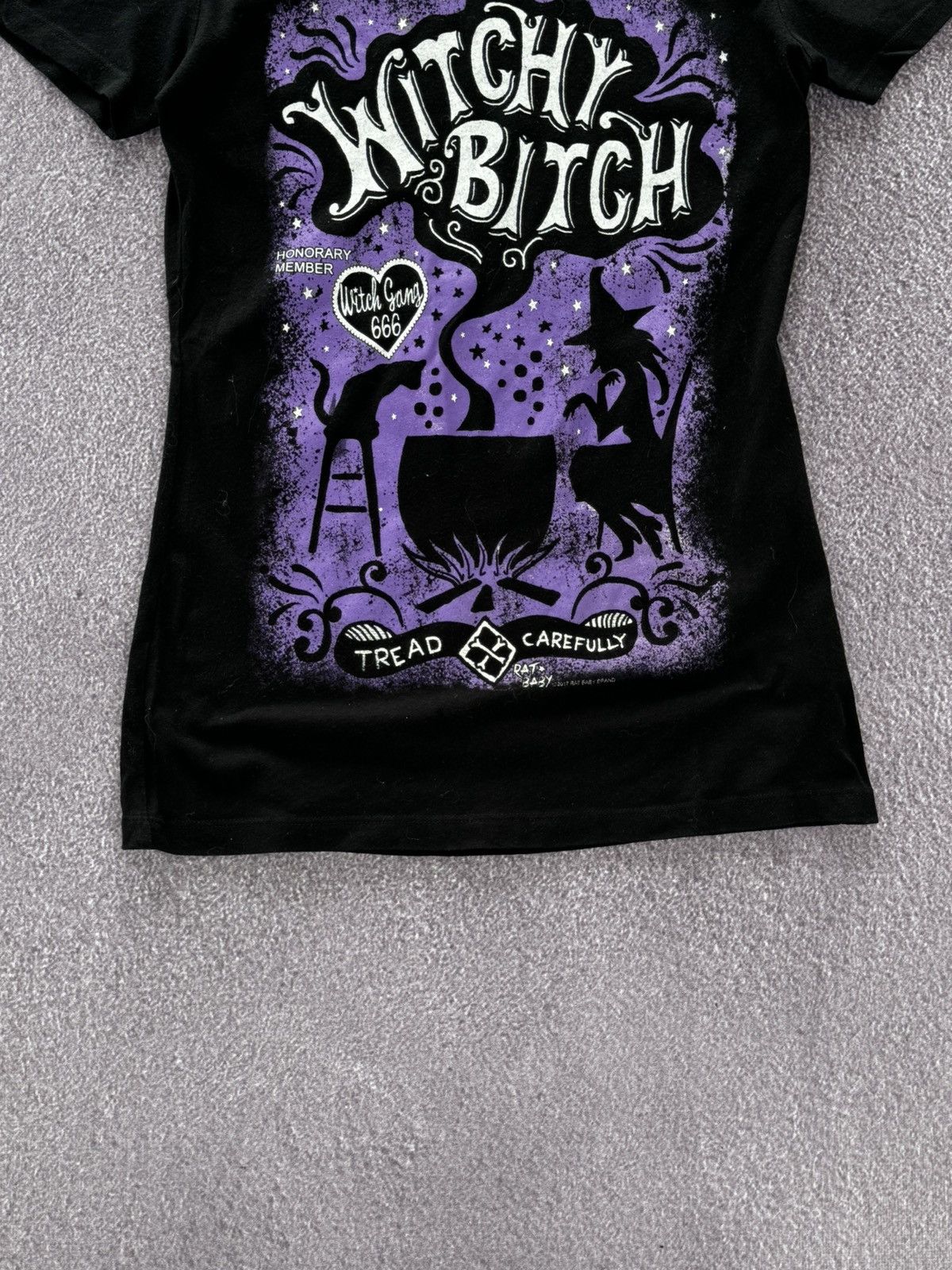 Hysteric Glamour Vintage Y2K Goth Vibe 00s Grunge Top T-Shirt Size M / US 6-8 / IT 42-44 - 3 Thumbnail