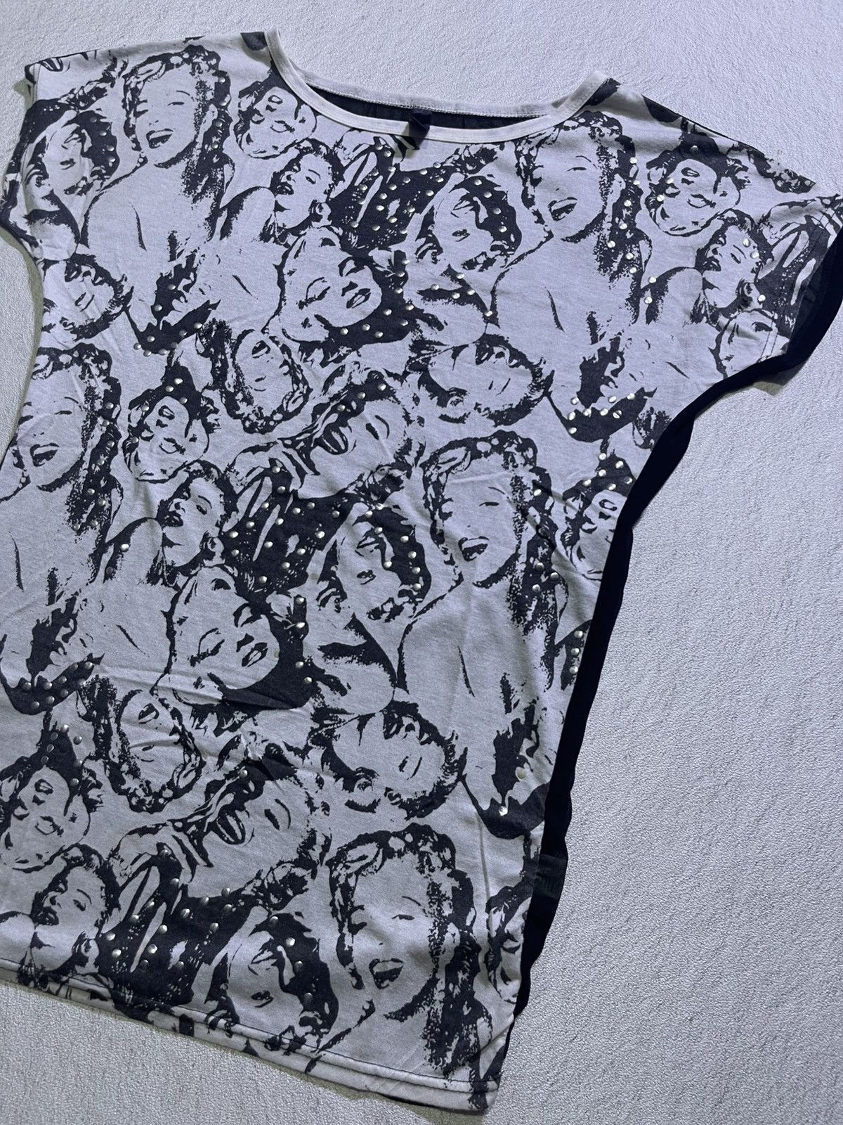 Hysteric Glamour Y2K AOP MARILYN MONROE FULL PRIN STYLE TSHIRT Size M / US 6-8 / IT 42-44 - 2 Thumbnail