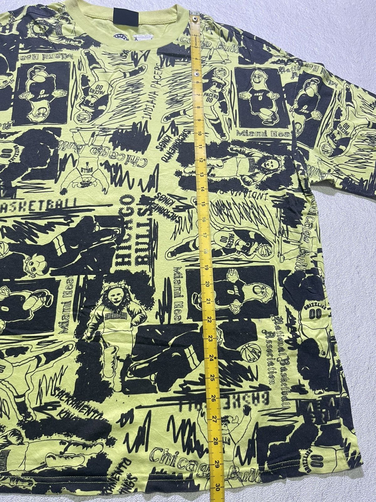 Japanese Brand NBA APO full print short sleeve tshirt Size US XL / EU 56 / 4 - 8 Thumbnail