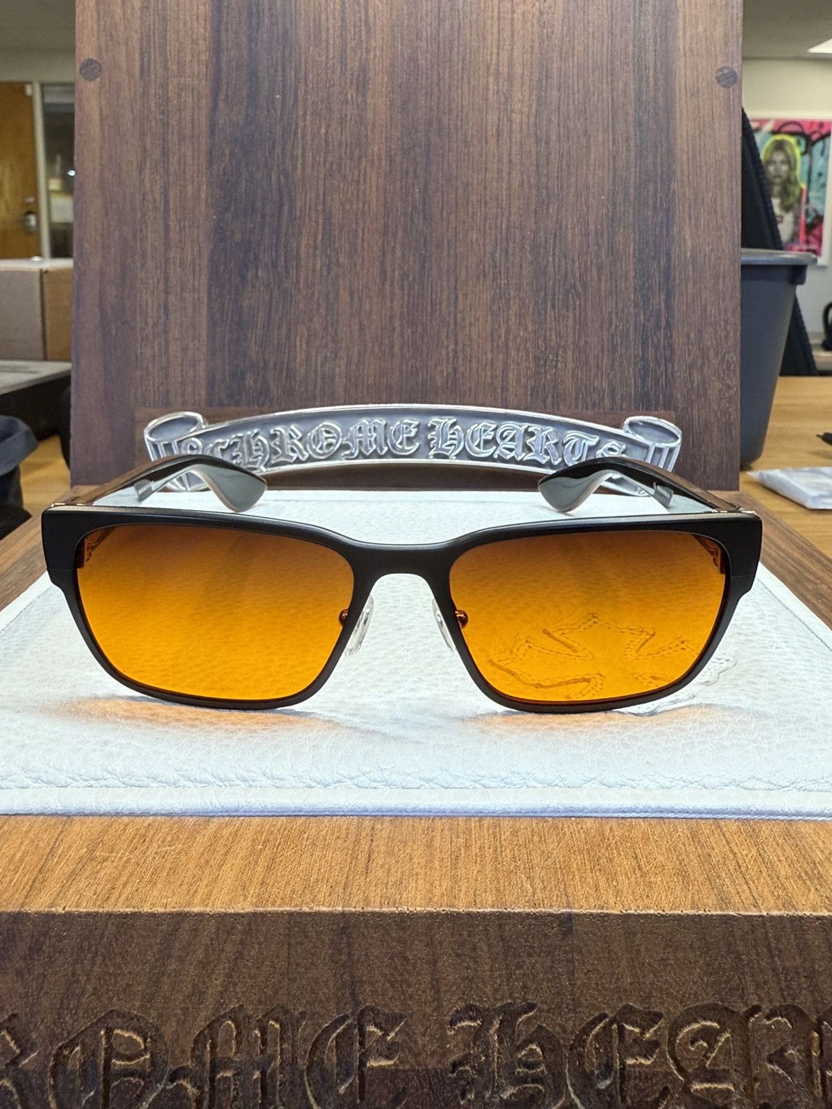 Chrome Hearts Chrome Hearts Gag’n Wood Sunglasses Size ONE SIZE - 9 Thumbnail