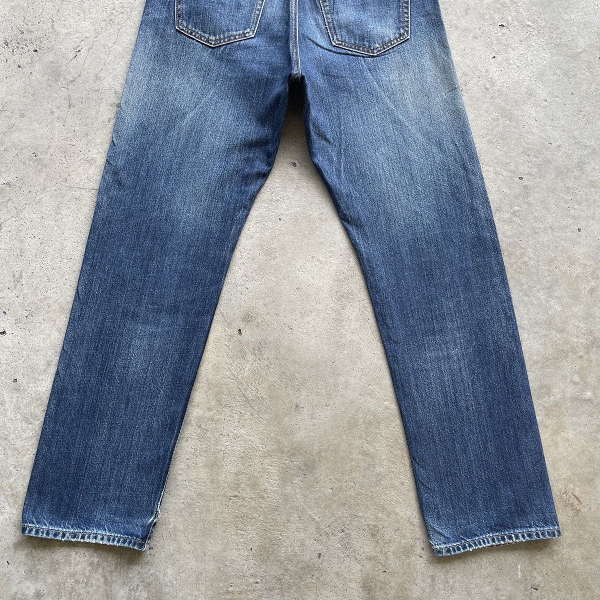 Japanese Brand W30x29💥 Vintage Japanese Faded Selvedge Jeans Denim Pants Size US 30 / EU 46 - 10 Thumbnail