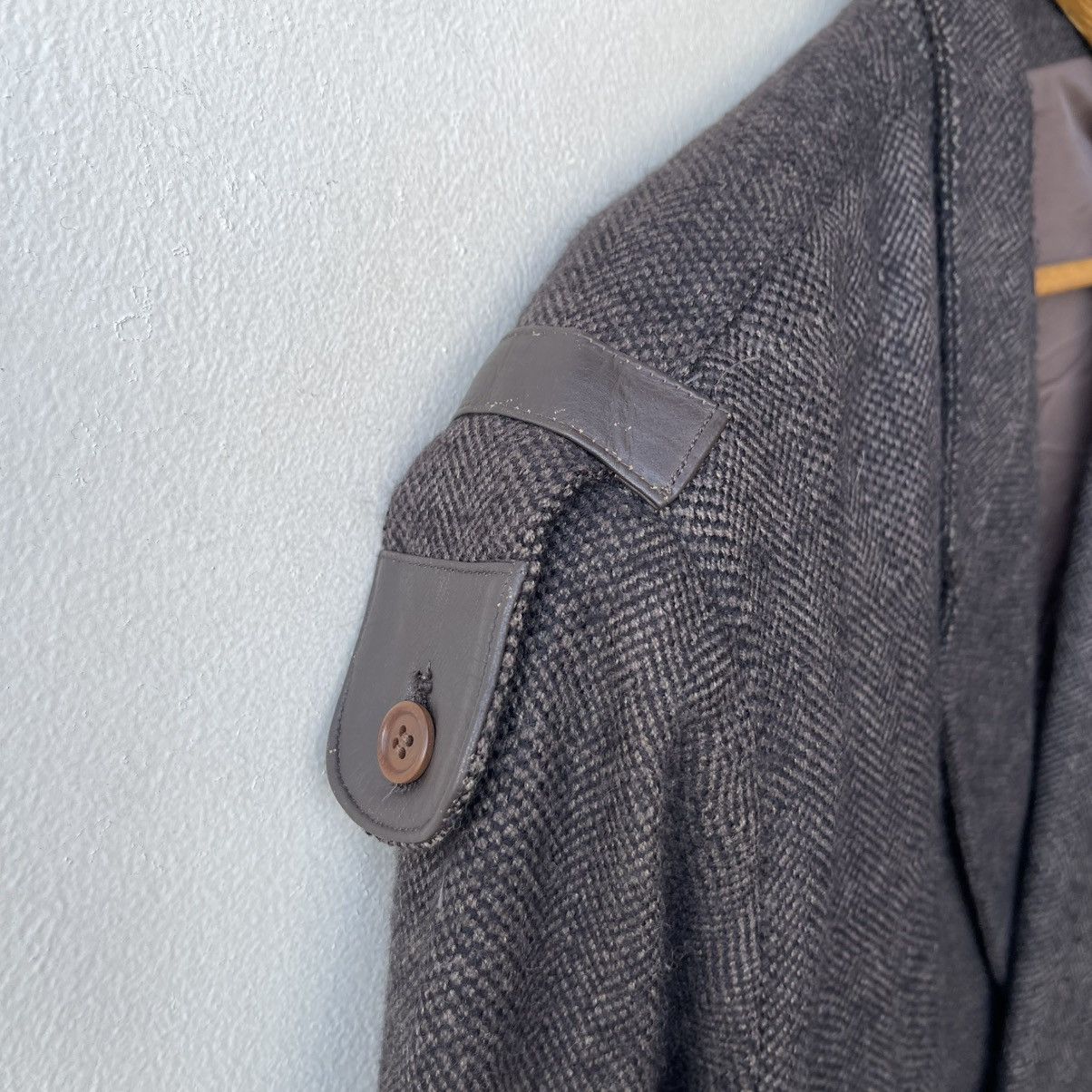 Vintage Olivier Massuger Paris Cropped Wool Herringbone Blouson Size US M / EU 48-50 / 2 - 7 Thumbnail