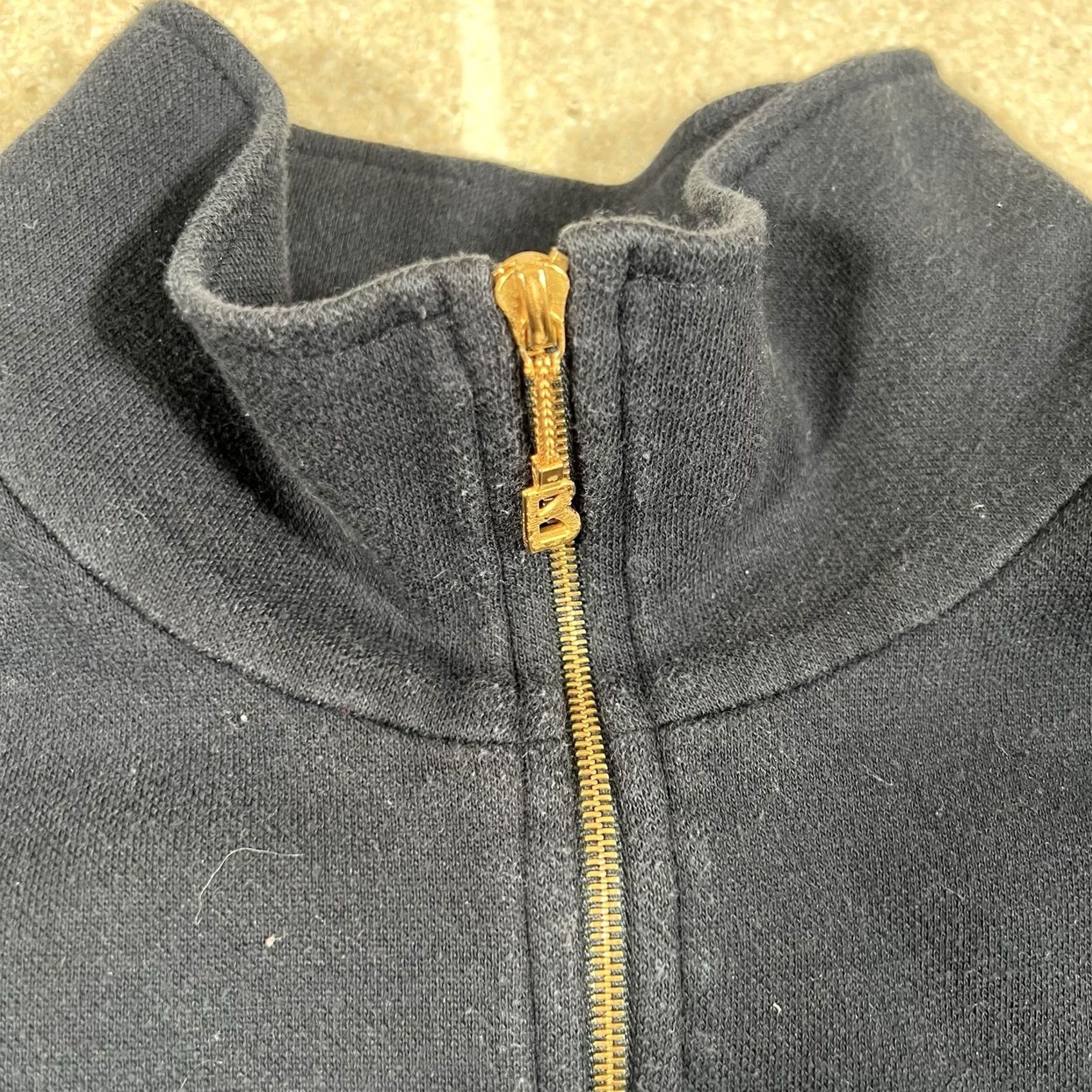 Bogner VINTAGE Bogner Sweater Pullover 1/4 Zip Blue Ski Luxury Mens L Size L / US 10 / IT 46 - 3 Thumbnail