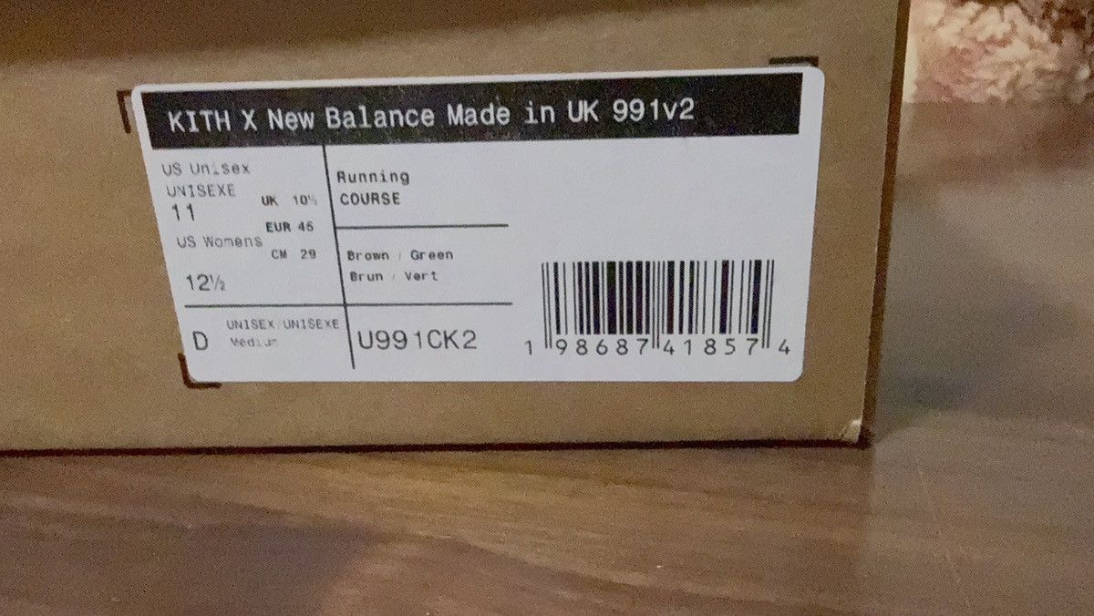 Kith × New Balance NEW BALANCE DANIËLLE CATHARI KITH 991V2 MADE IN UK Size 11 Size US 11 / EU 44 - 9 Thumbnail