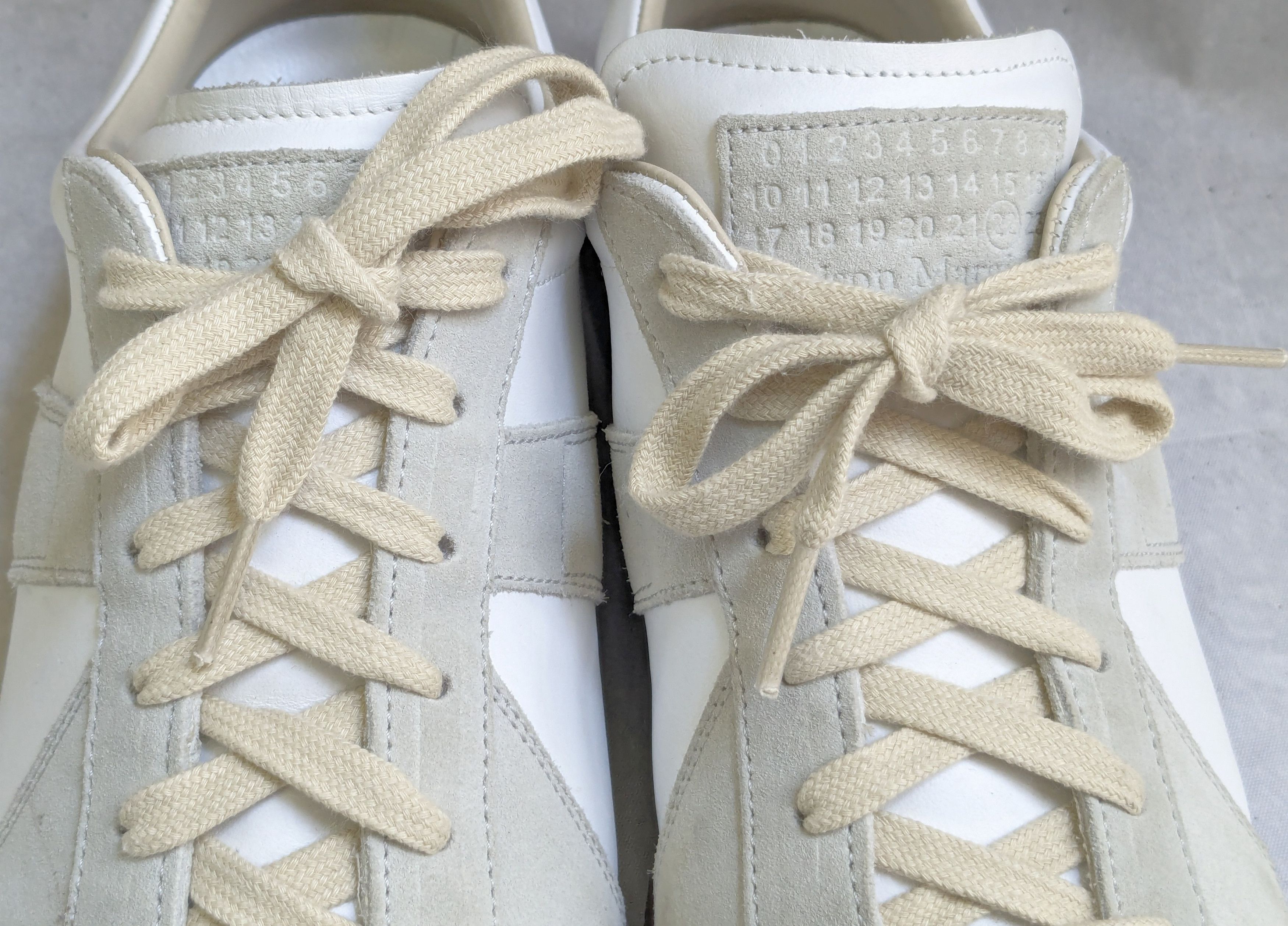 Maison Margiela Maison Margiela Replica GAT Sneakers White Gray 11 44 Gum Size US 11 / EU 44 - 3 Thumbnail
