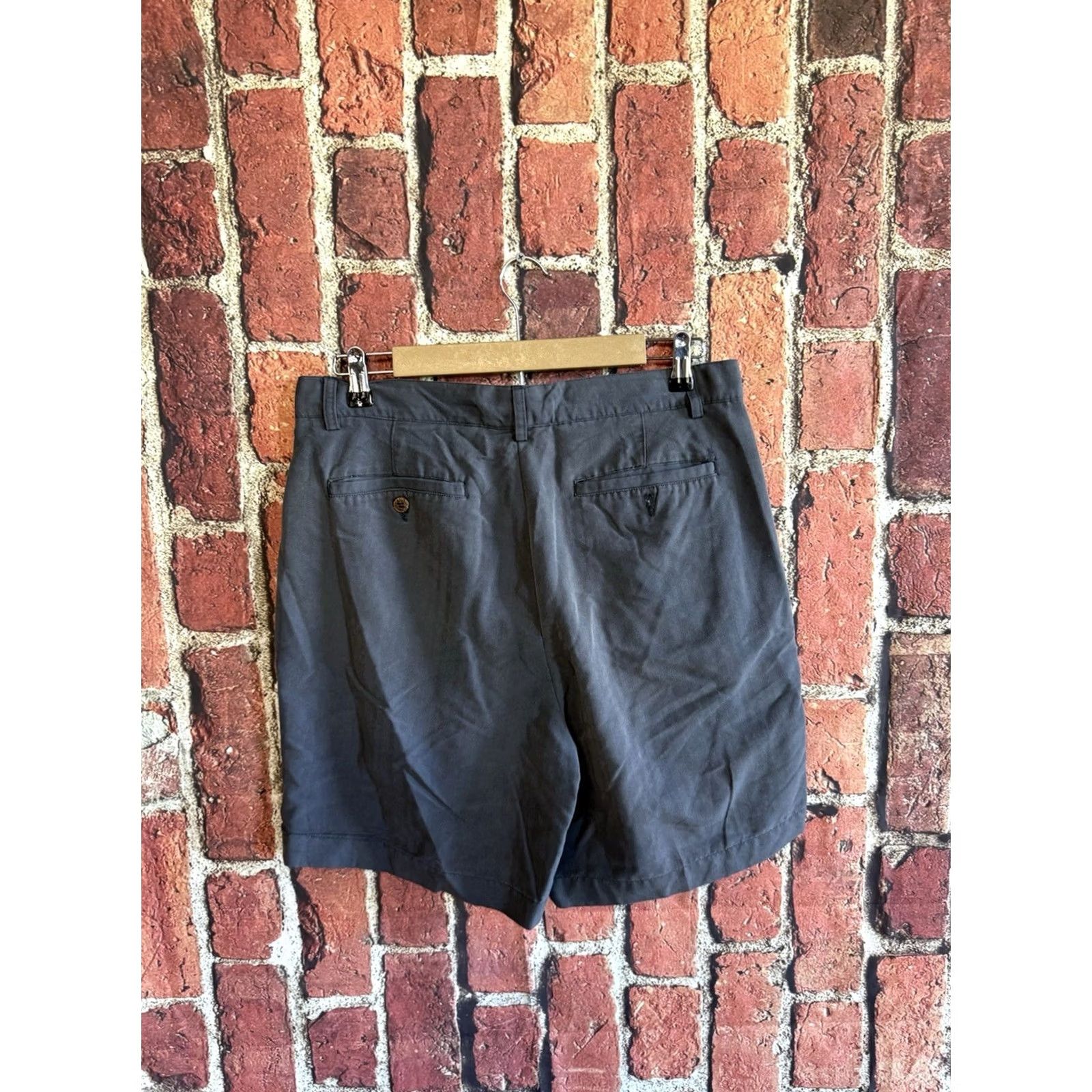 Vintage Y2K Caribbean Joe Mens Blue Chino Pleated Shorts Size 34 Size US 34 / EU 50 - 2 Thumbnail