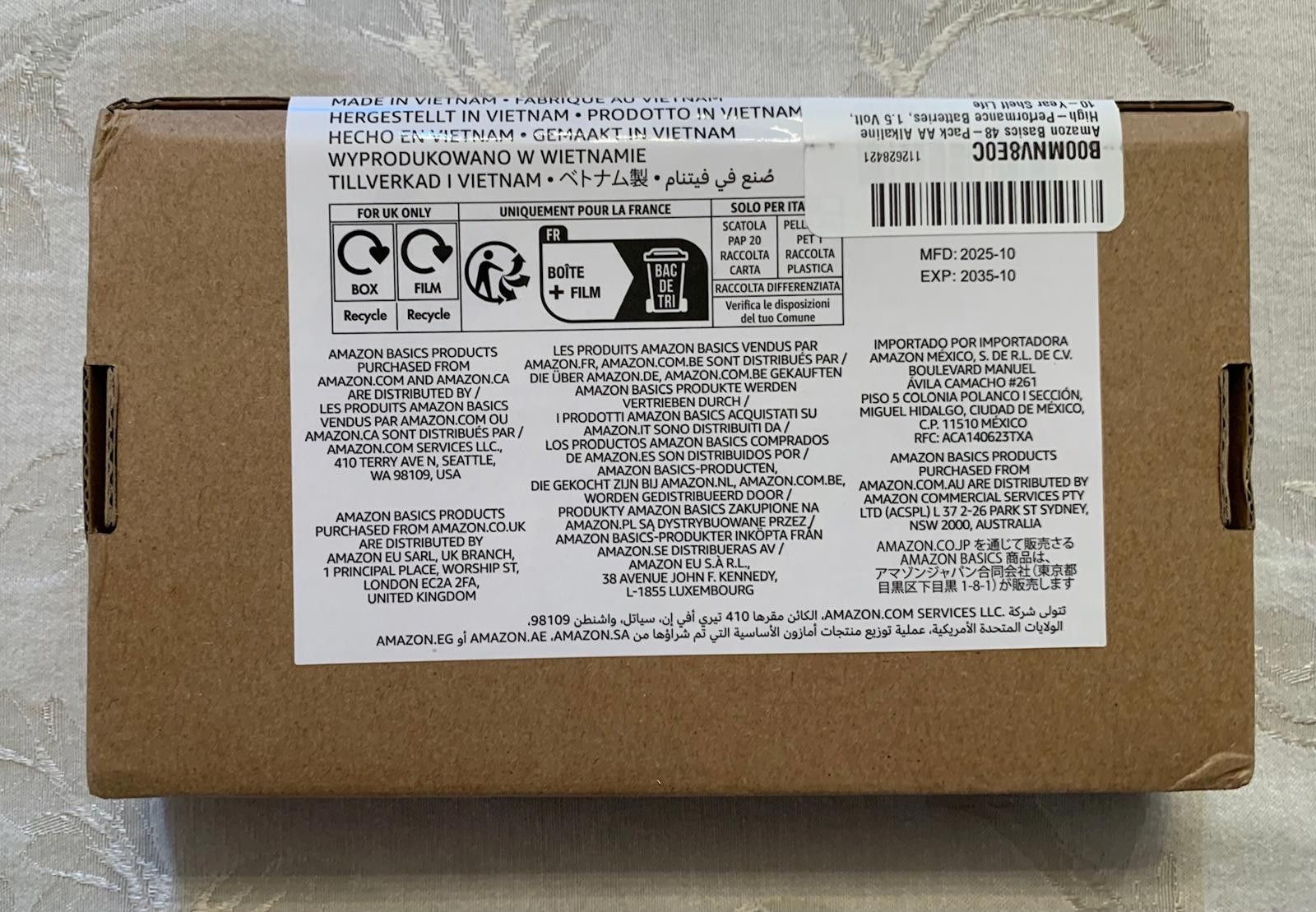 Other Amazon 48 pk AA Batteries Size ONE SIZE - 2 Thumbnail