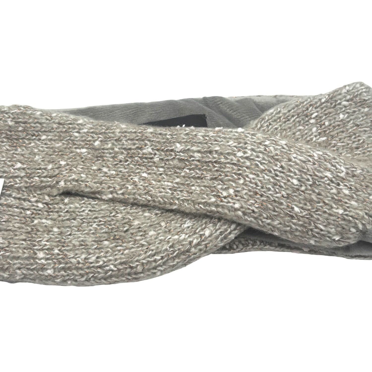 DKNY DKNY Fleece-Lined Headband, Gray, OS Size ONE SIZE - 4 Thumbnail