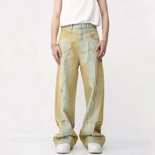 Japanese Brand Gradient Straight Denim Pant Size US 32 / EU 48 - 1 Thumbnail