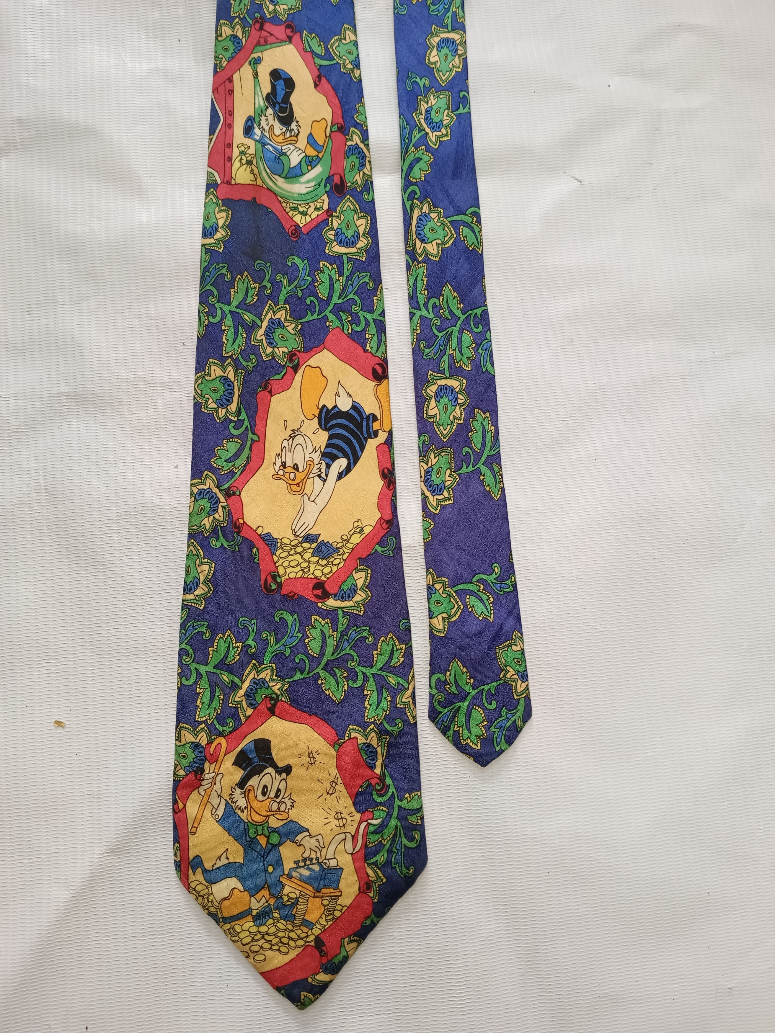 Disney × Mickey Mouse × Vintage Rare Vintage Walt Disney Iside Tie Size ONE SIZE - 1 Thumbnail