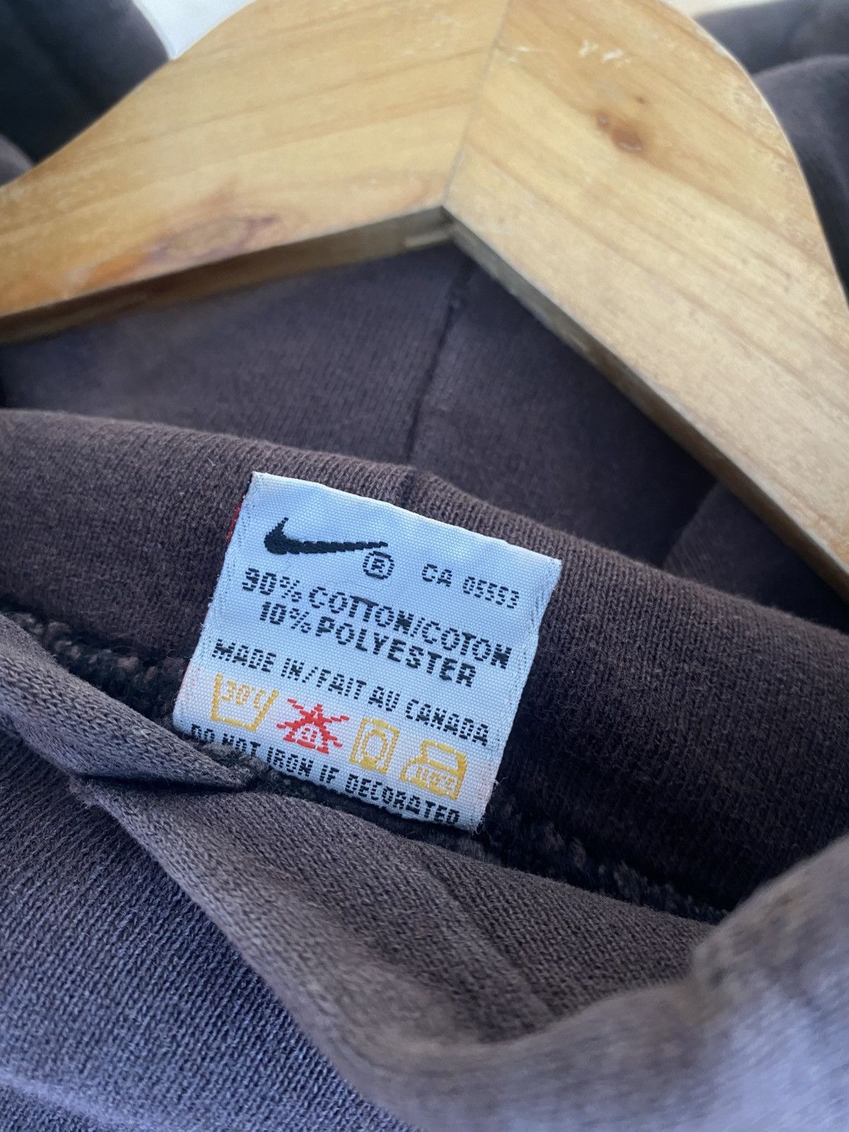 Nike 90s Nike Centre Logo Distressed Fade Hoodie Size US XL / EU 56 / 4 - 8 Thumbnail