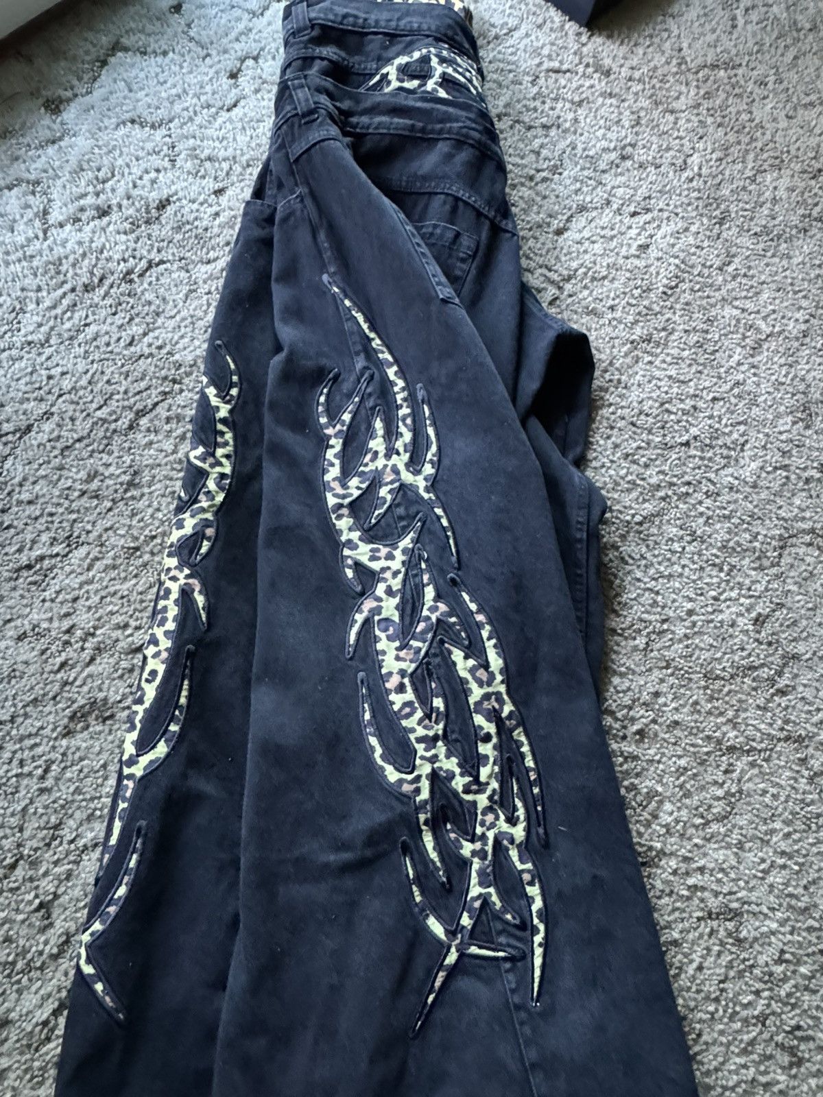 Other 2001 Odysey Triple Stacked Cheetah Denim Size 32 Size US 32 / EU 48 - 6 Thumbnail