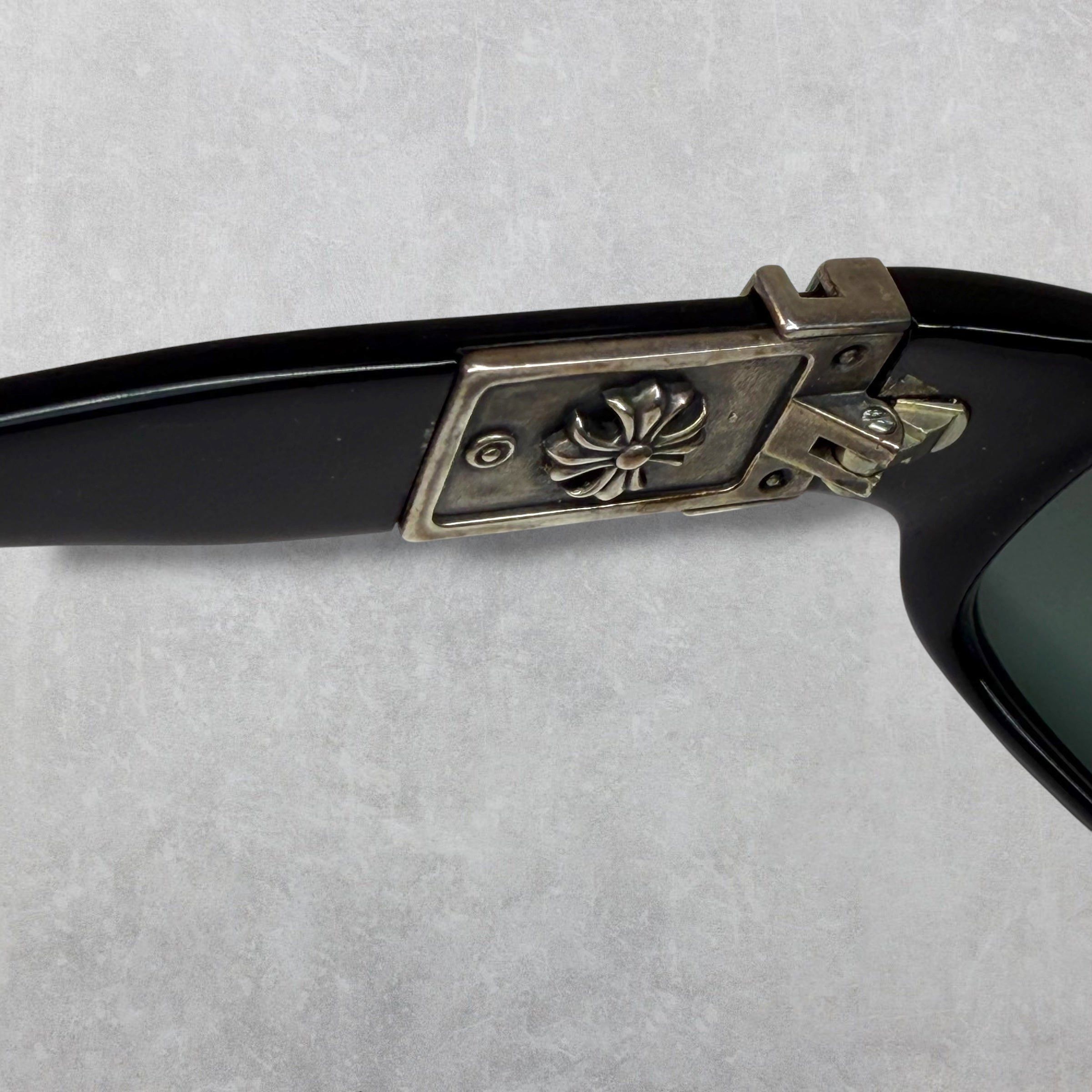 Chrome Hearts Vintage Chrome Hearts Fix 2 Diamond Sunglasses Size ONE SIZE - 8 Thumbnail