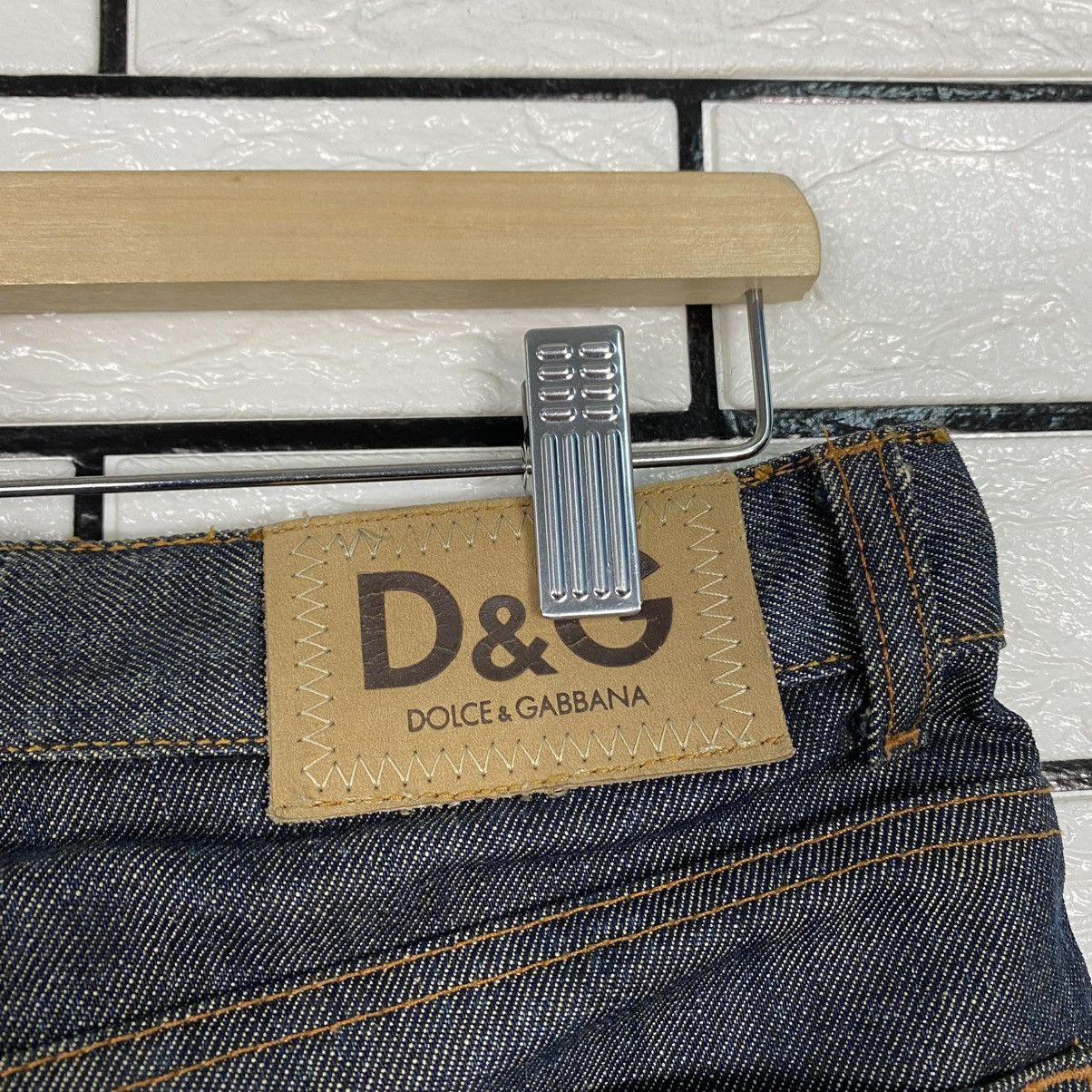 Dolce & Gabbana 🔥VINTAGE LEATHER & DENIM DOLCE GABBANA Size 28" / US 6 / IT 42 - 13 Thumbnail