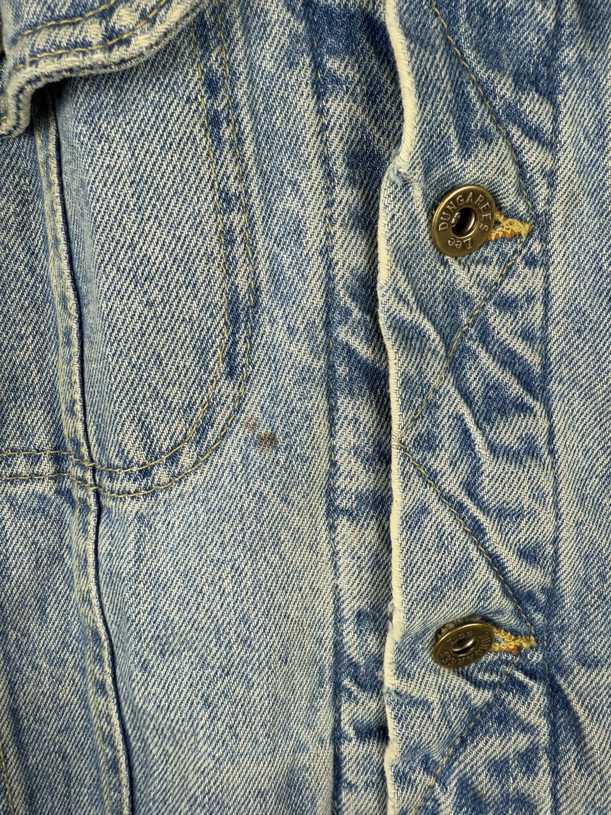 Lee × Vintage Lee Dungarees Vintage Blanket Lined Denim Trucker Jacket Size US M / EU 48-50 / 2 - 12 Thumbnail